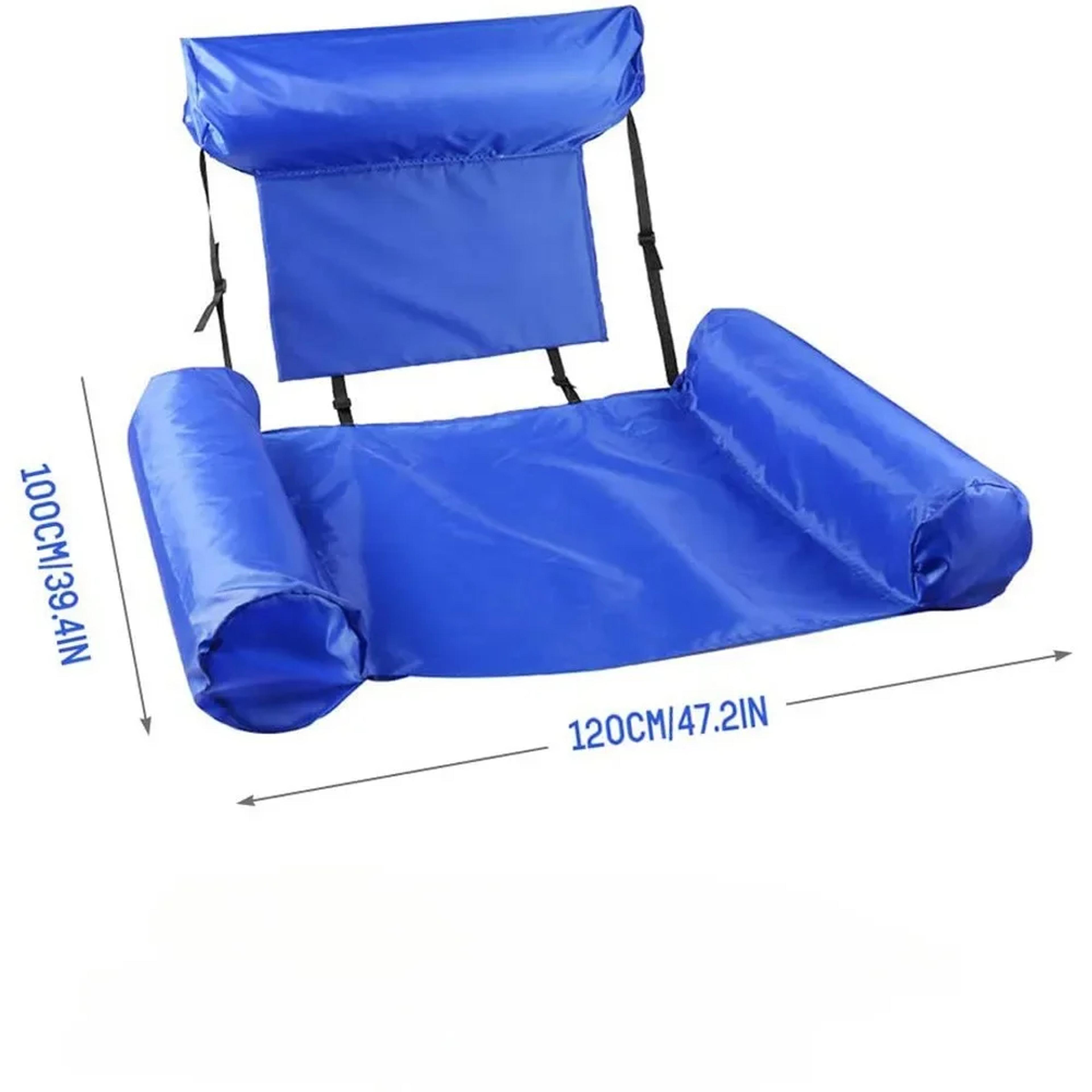 Aqua Relax Foldable Inflatable Pool Hammock Chair With Adjustable Floating Recliner 3