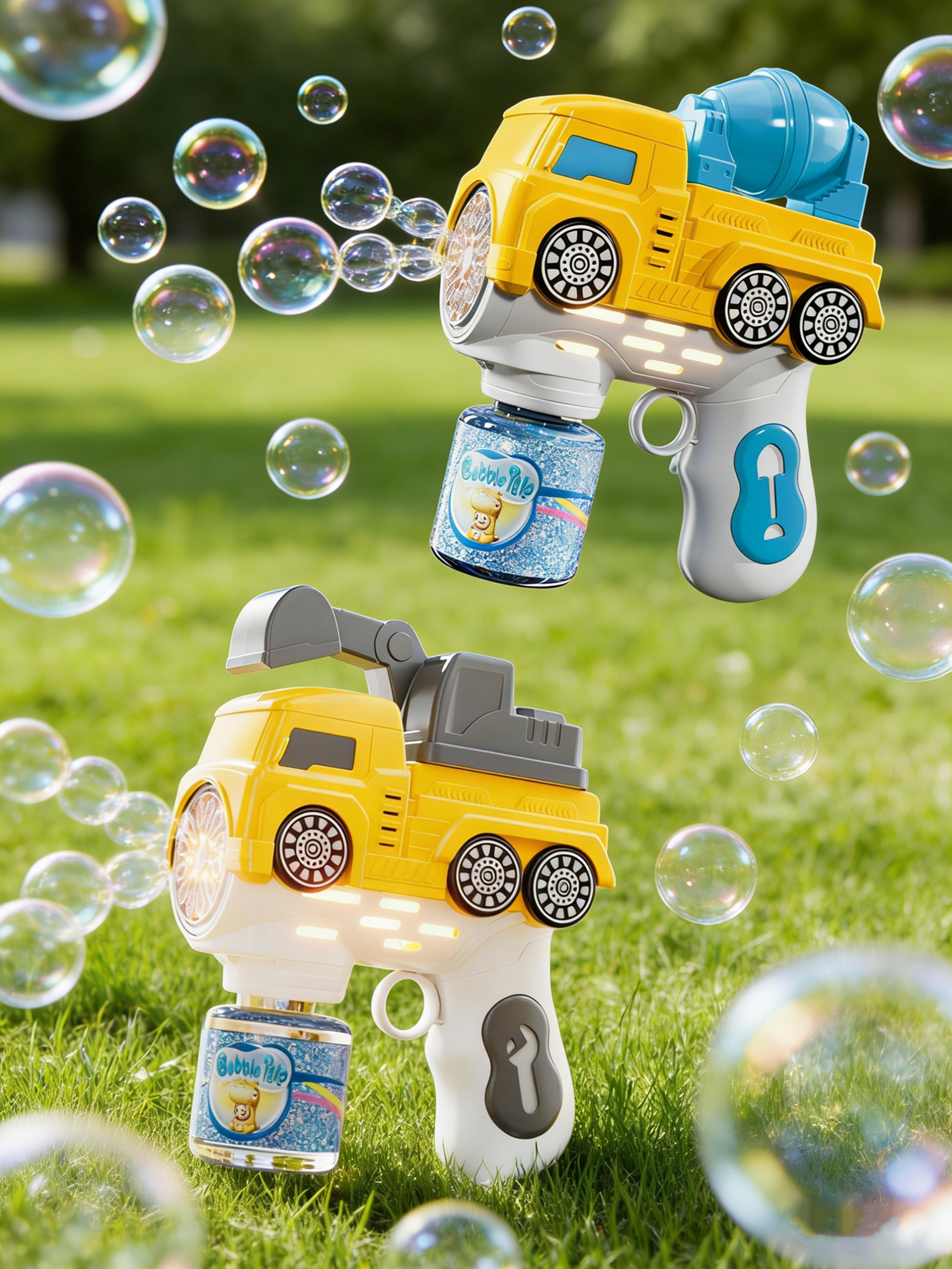 cartoon car bubble gun toy kids bubble machine outdoor summer gift