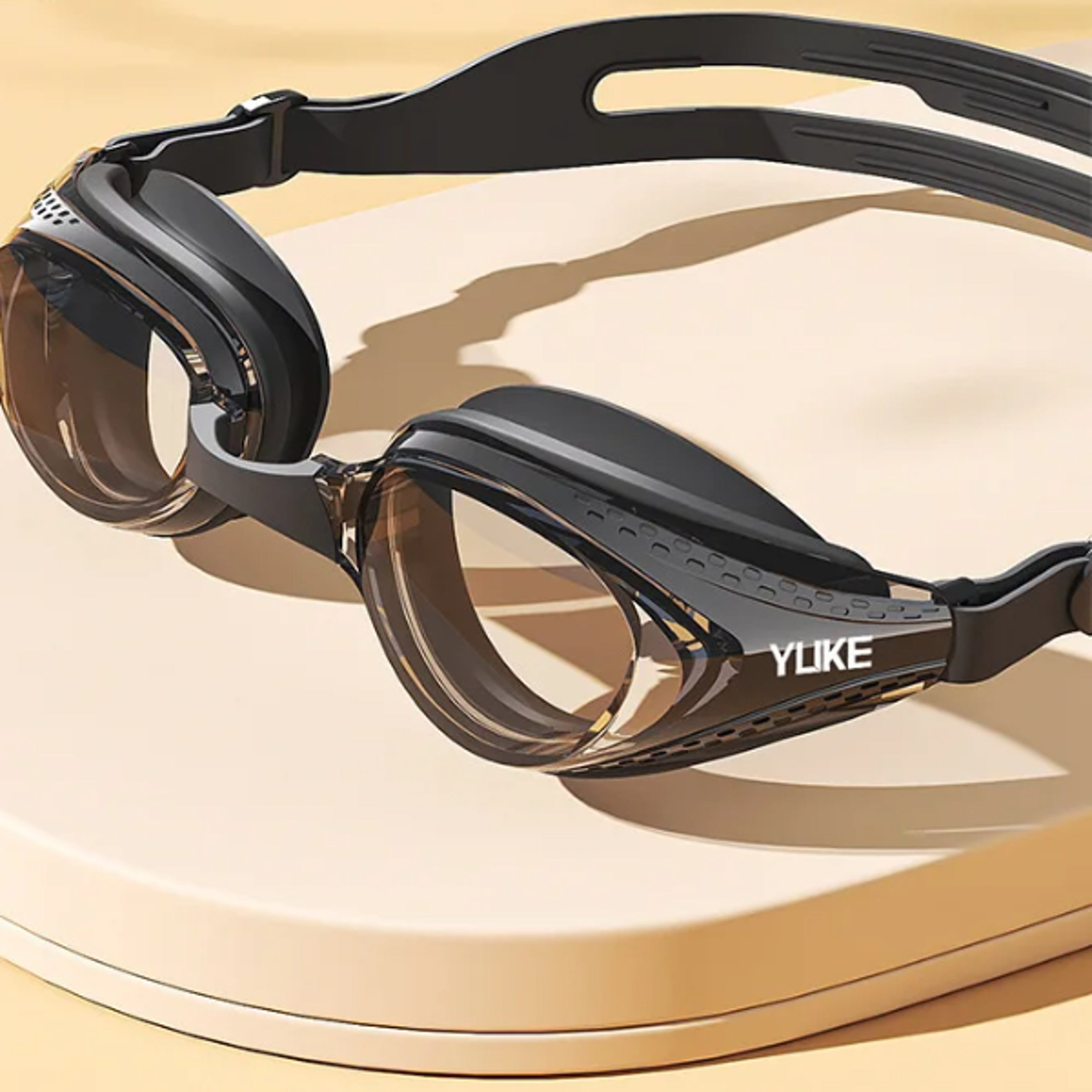 aqua vision anti fog swim goggles with uv protection & leakproof comfort fit