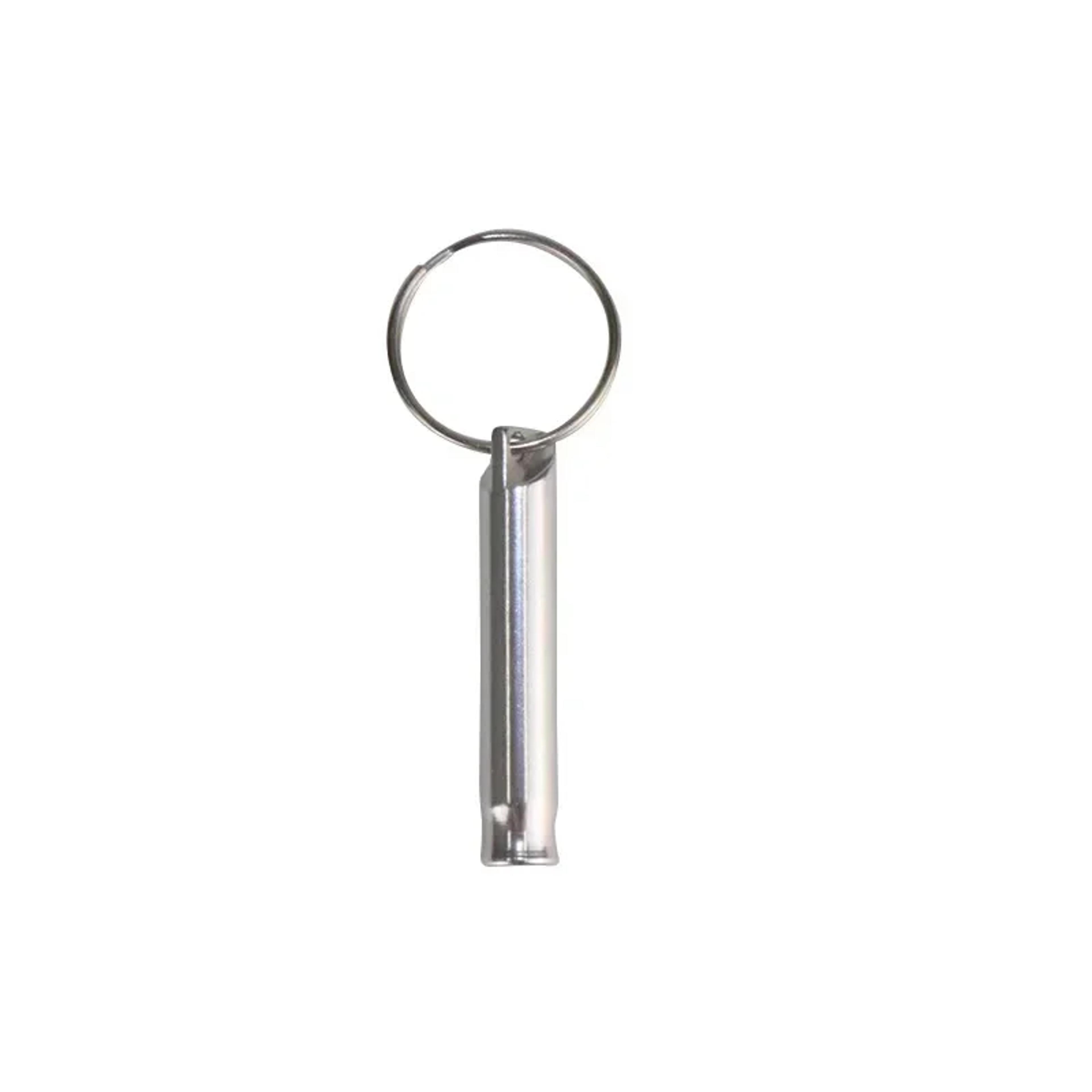 Portable Survival Whistle Aluminum Alloy Emergency Whistle Keychain For Camping Hiking  Training 12