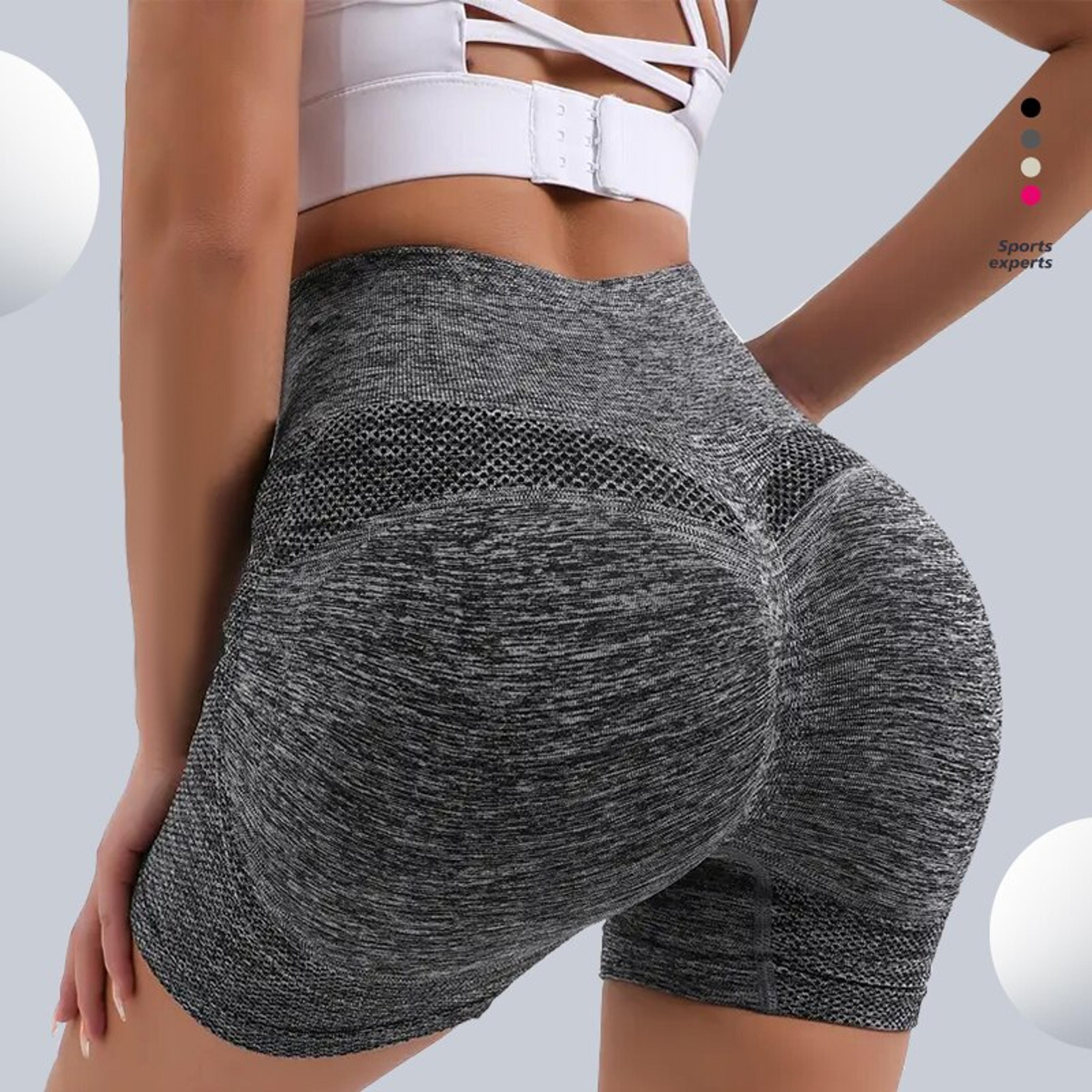 sculpt fit high waisted workout shorts for women scrunch butt tummy control seamless yoga shorts