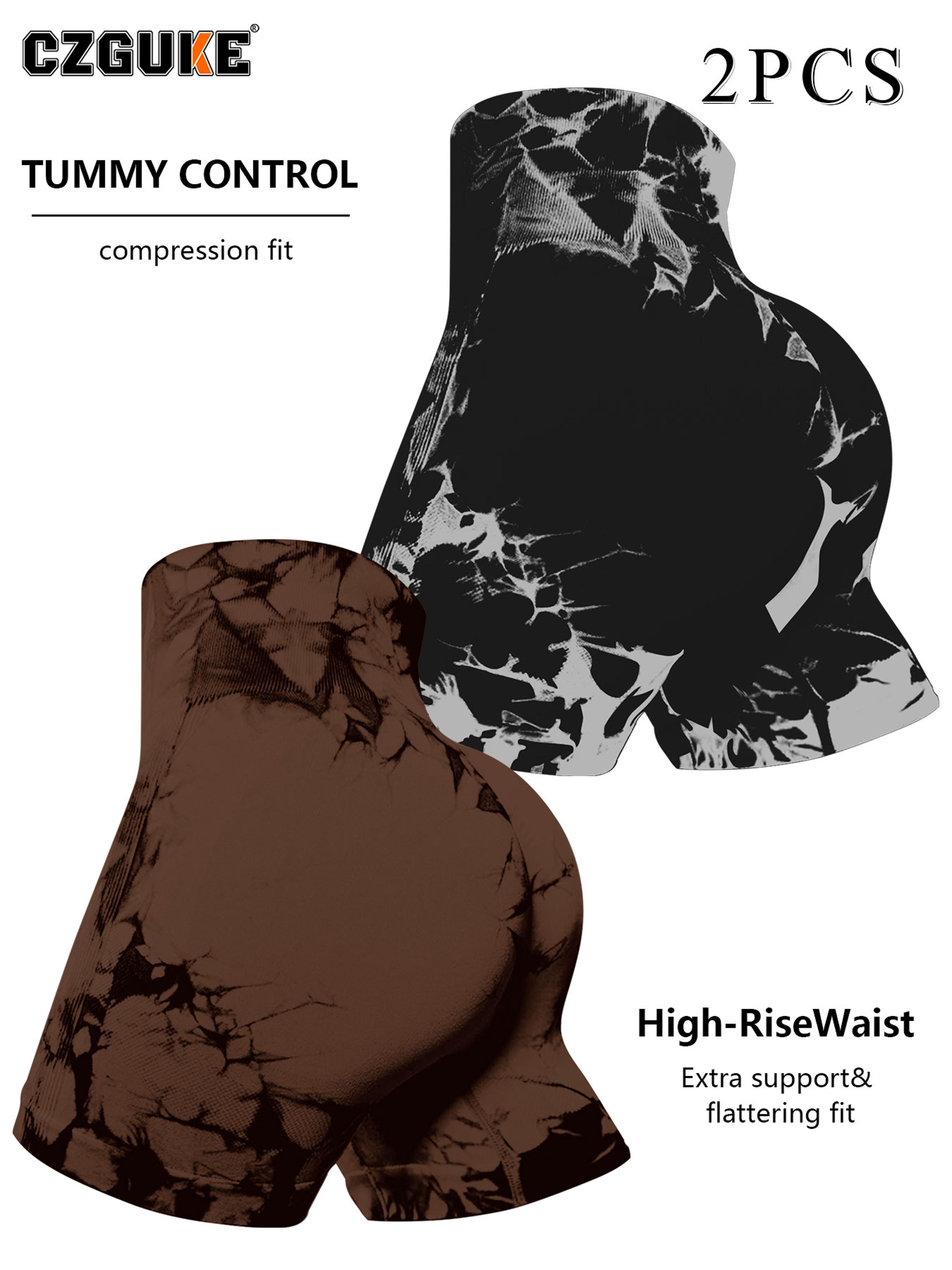 Seamless Yoga Shorts High Waist Workout Shorts For Fitness Cycling  Training 11