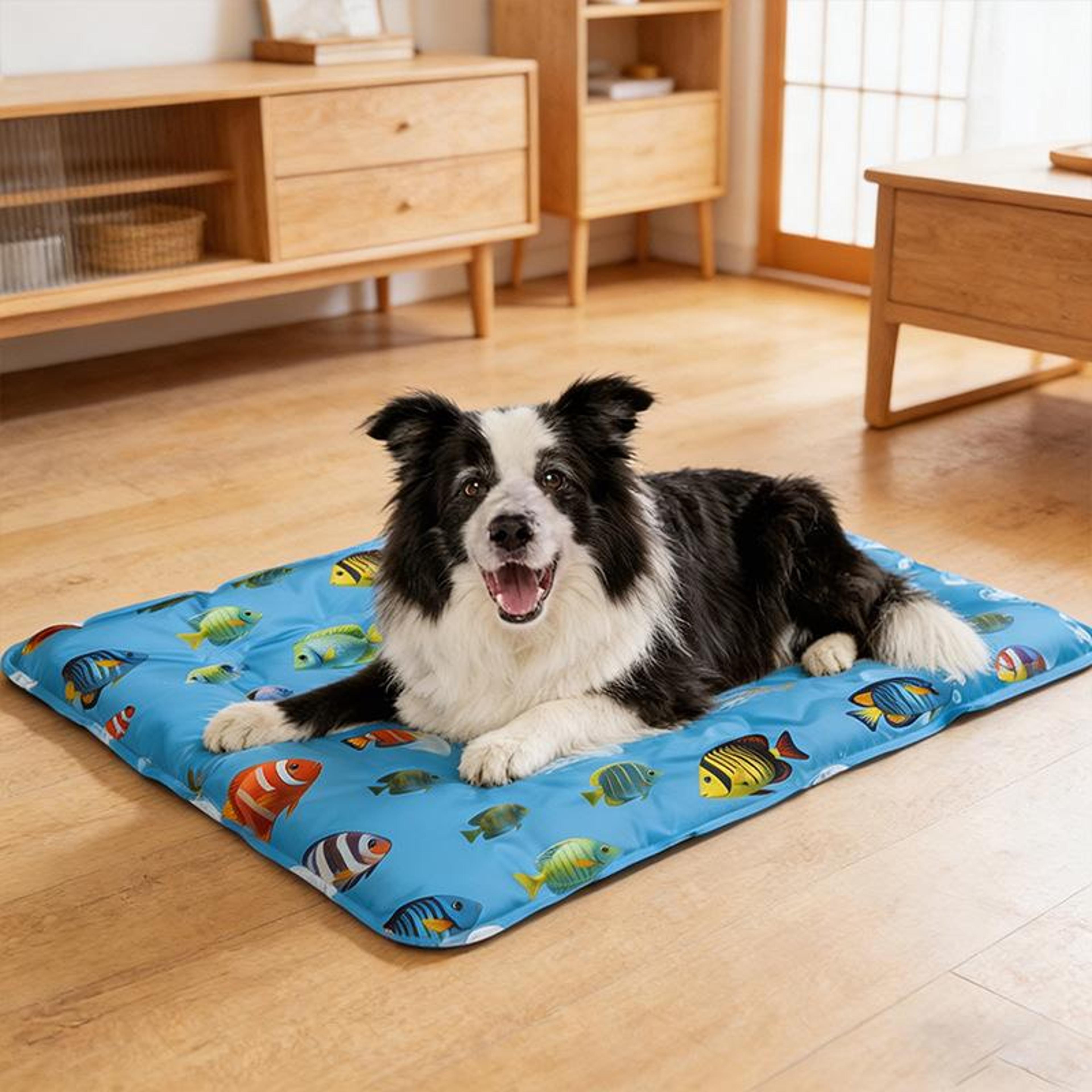 Pet Cooling Mat Self Cooling Gel Pad For Dogs  Cats Portable Leak Proof Summer Cooling Bed 5