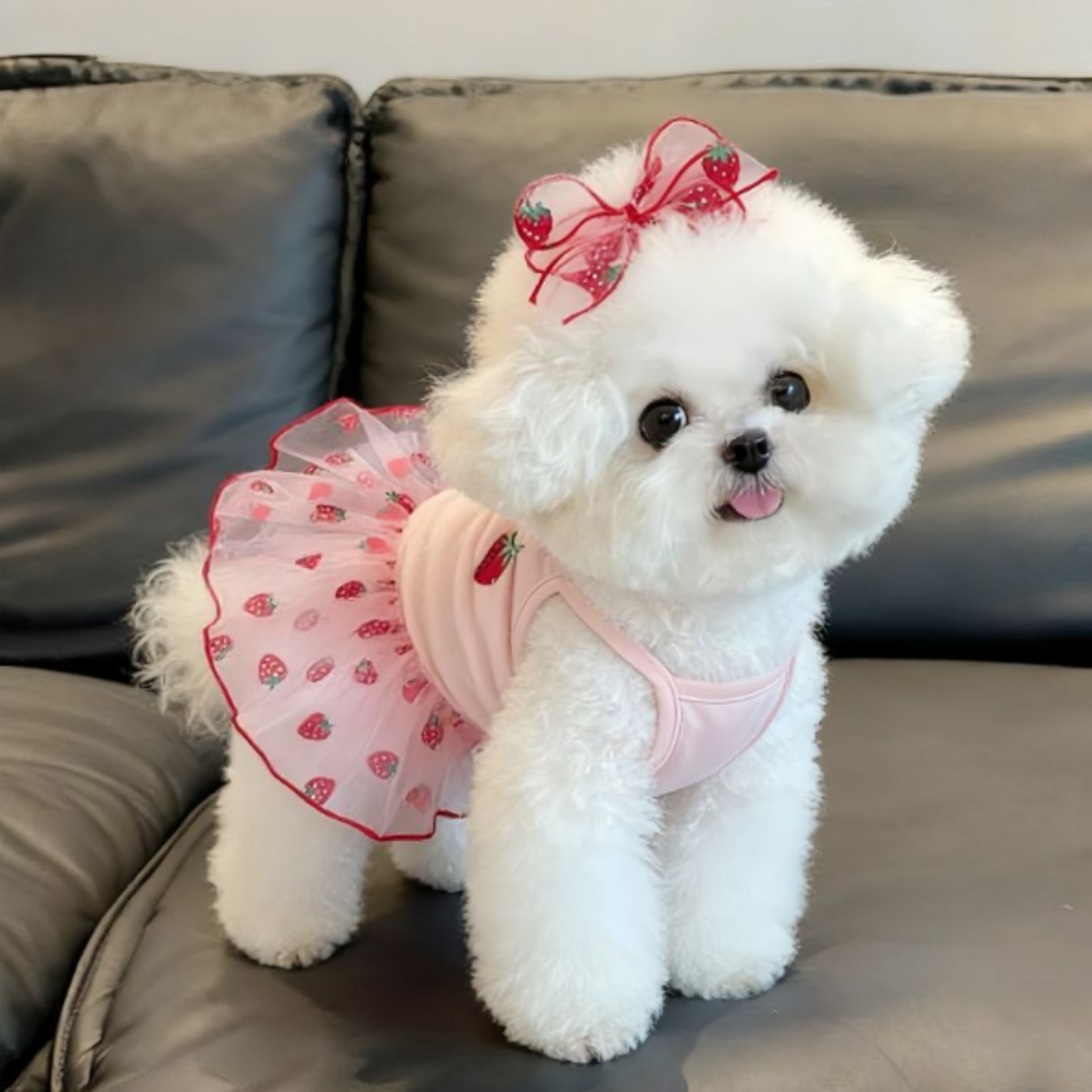 princess dog dress for small dogs lightweight summer dog clothes for chihuahua & yorkie puppies