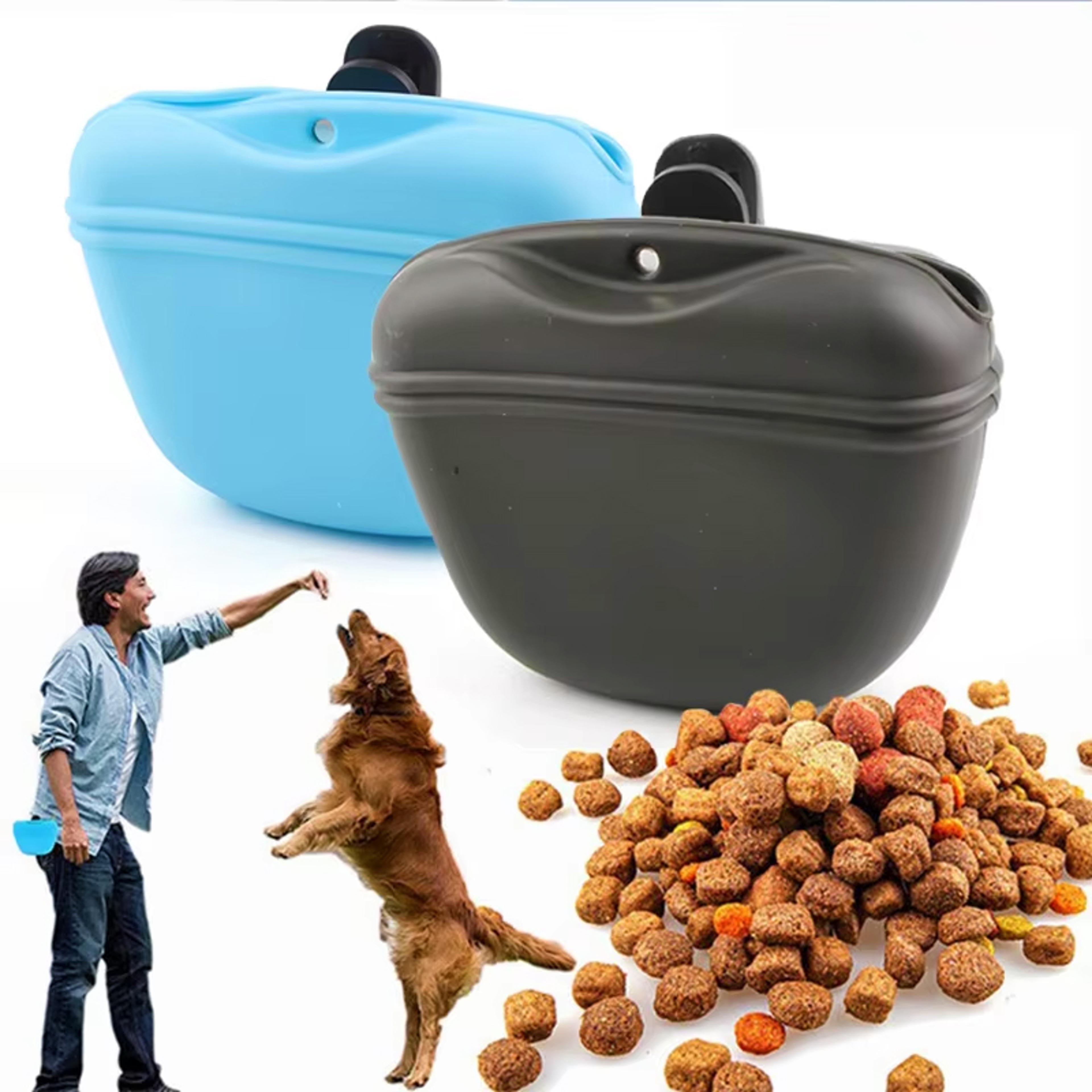 Silicone Dog Treat Pouch With Magnetic Closure  Waist Clip For Hands Free Pet Training 4