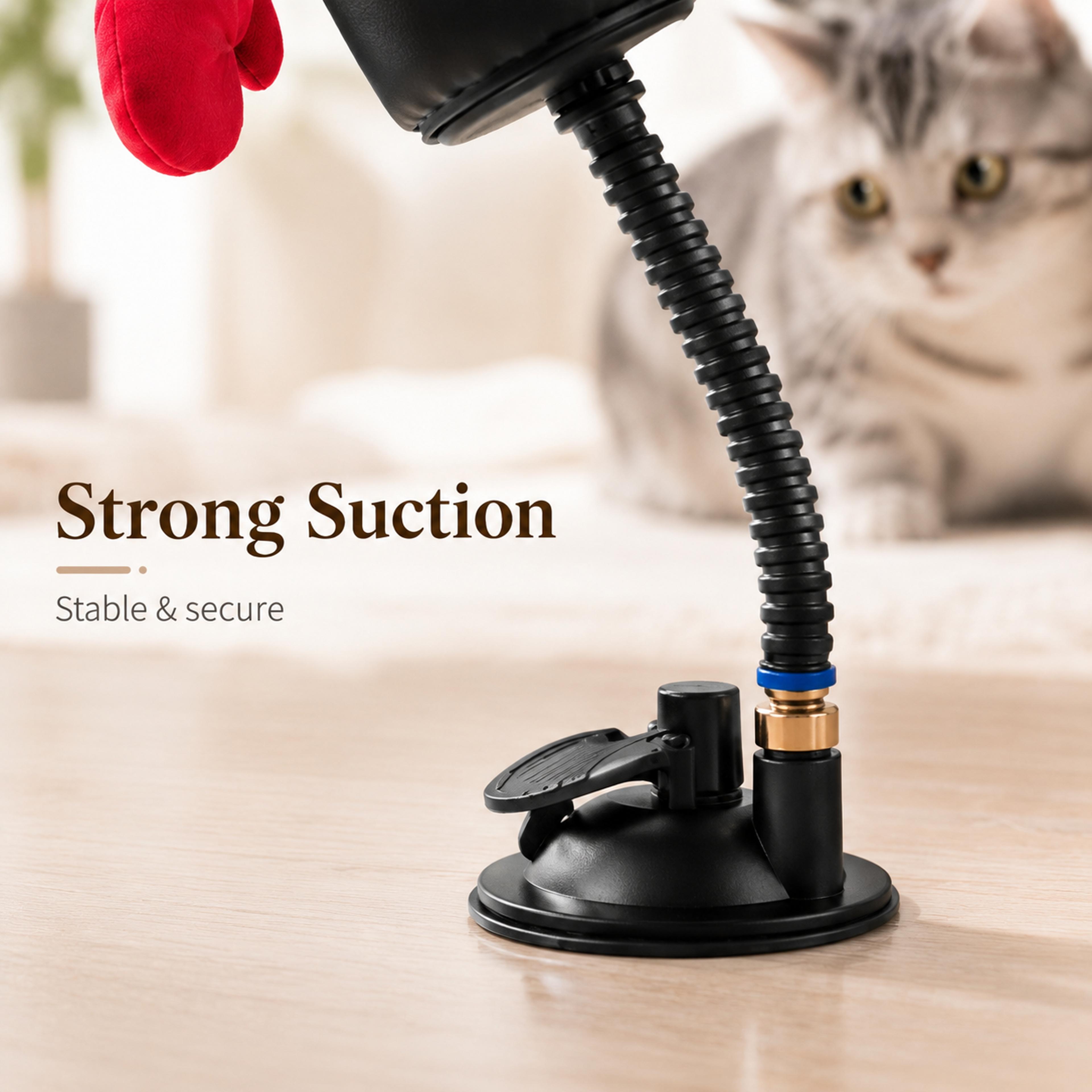 Interactive Cat Boxing Toy With Dangling Gloves For Indoor Cats Funny Cat Teaser Toy 5