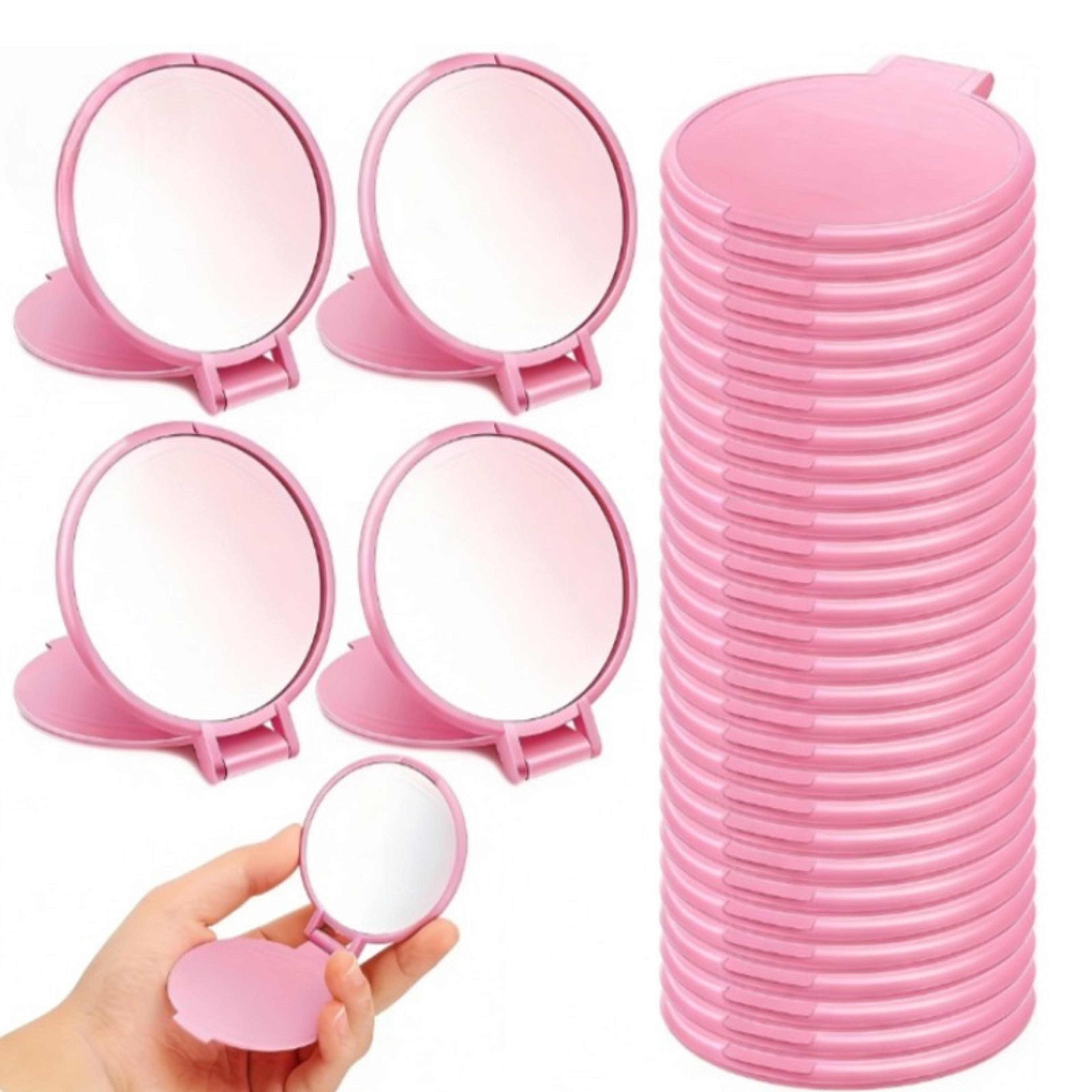 Portable Makeup Mirror Set Foldable Pocket Cosmetic Mirrors For Travel Gifts  Daily Beauty 7