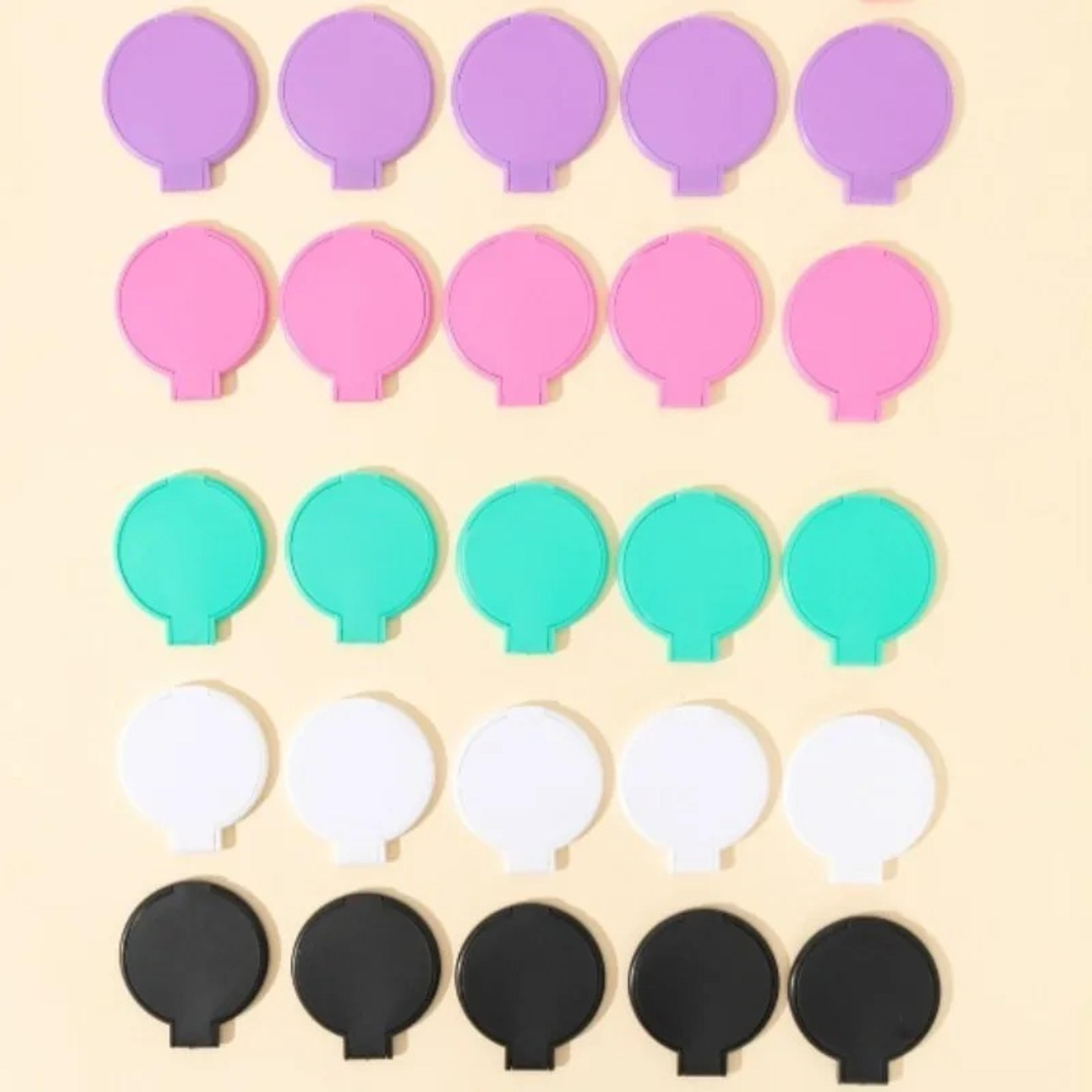 Portable Makeup Mirror Set Foldable Pocket Cosmetic Mirrors For Travel Gifts  Daily Beauty 5
