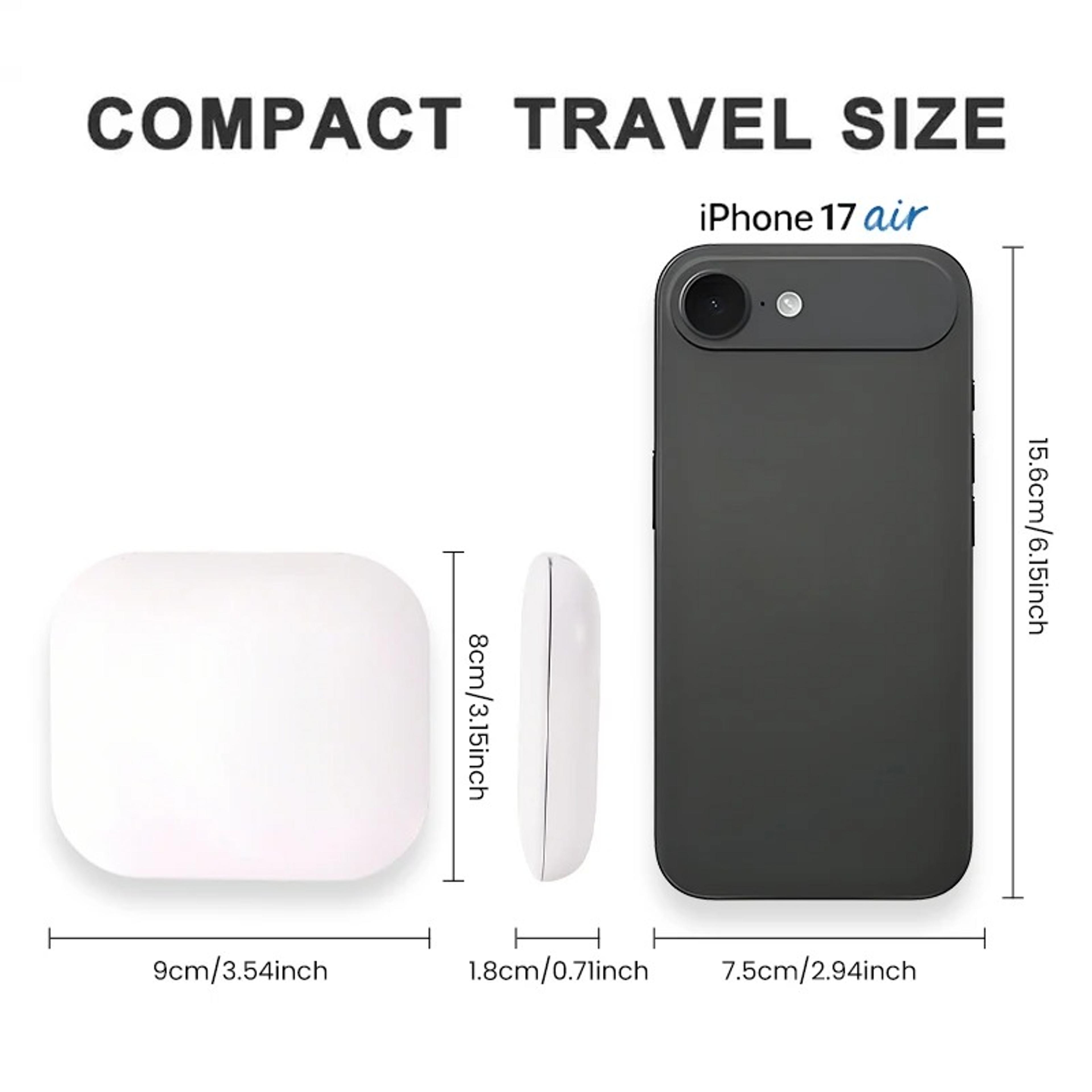 LED Compact Mirror With Light Magnifying Travel Makeup Mirror For Purse  Pocket 2