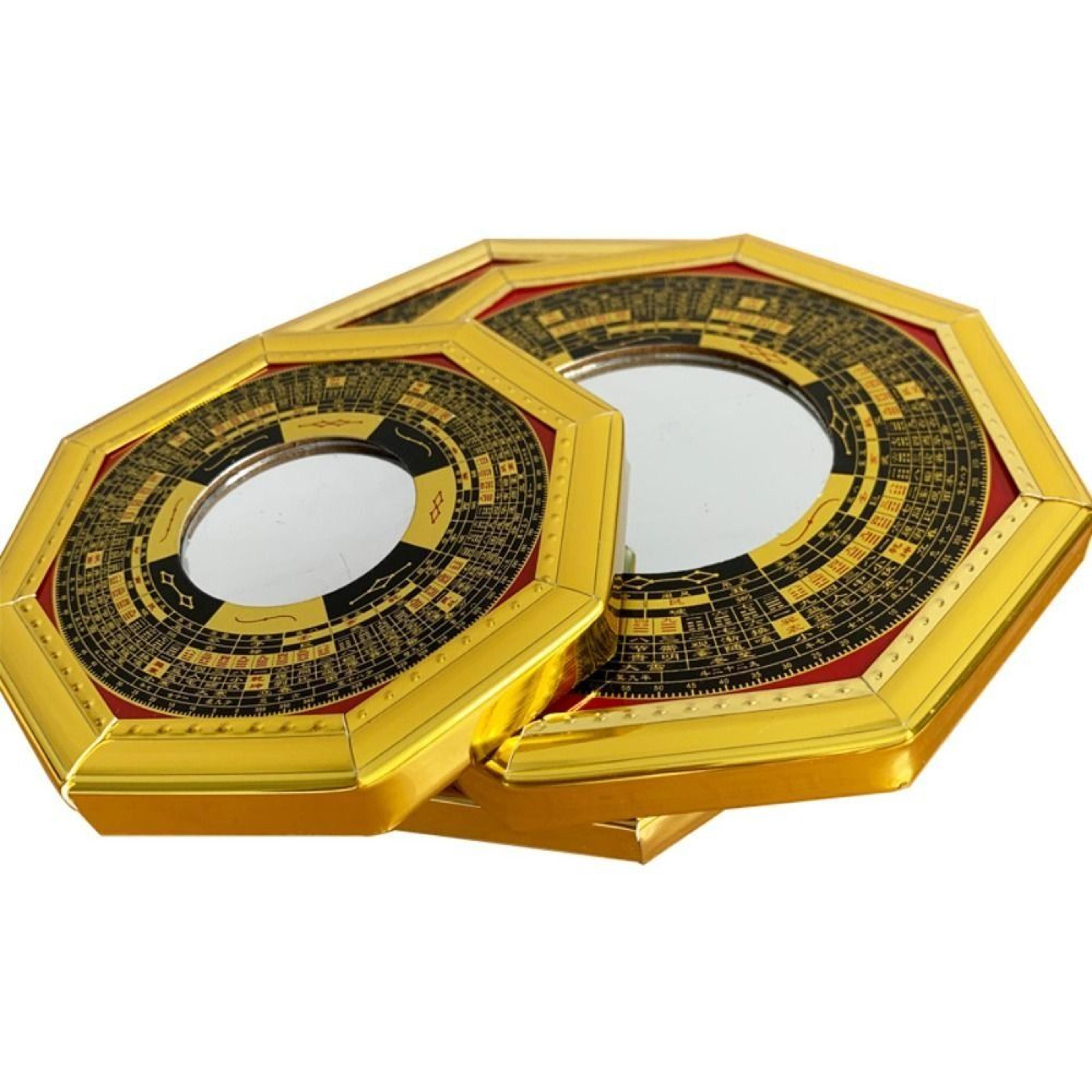 Bagua Feng Shui Mirror Octagonal Lucky Home Protection Wall Decor 4