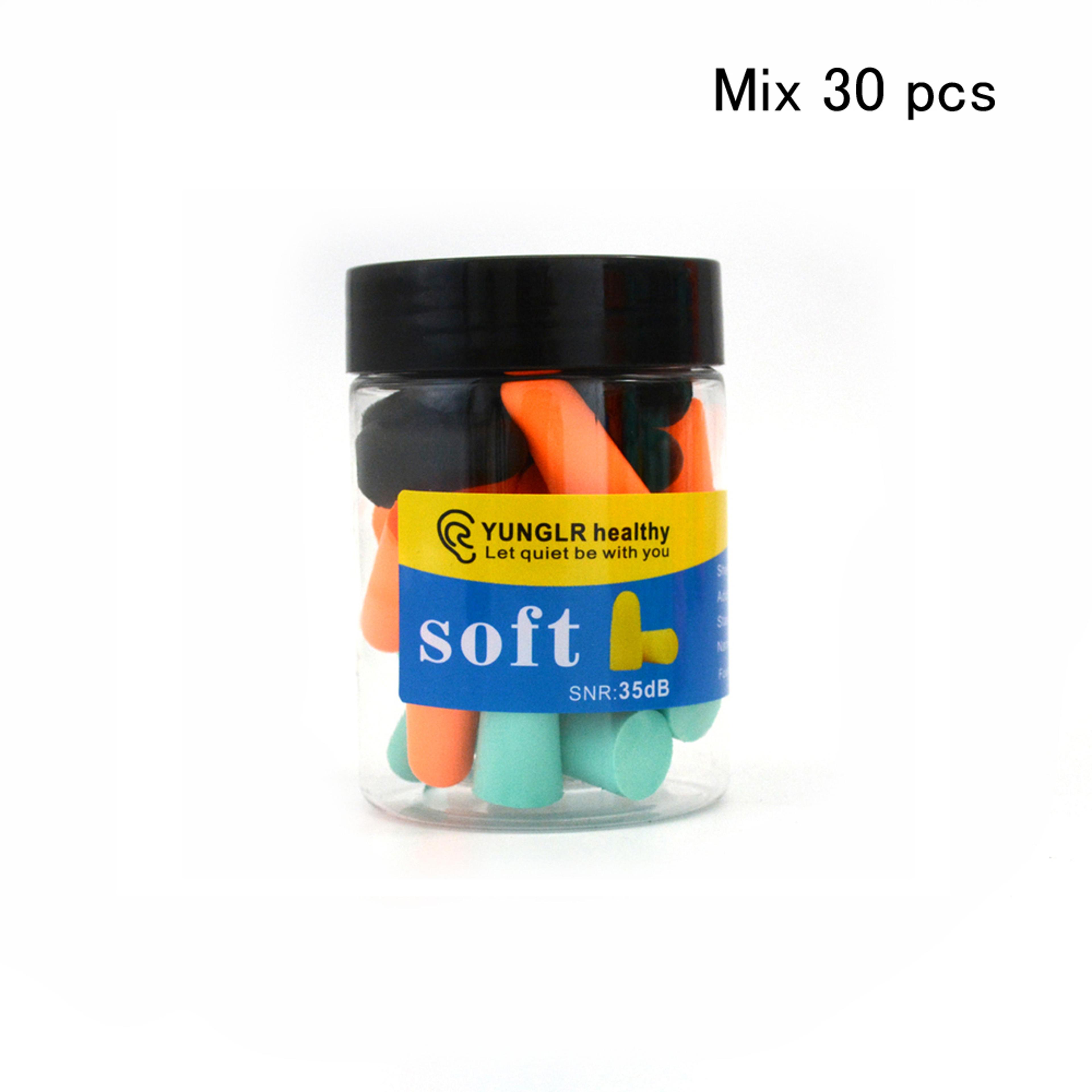Soft Foam Noise Reduction Ear Plugs For Sleeping Travel Study And Work 10