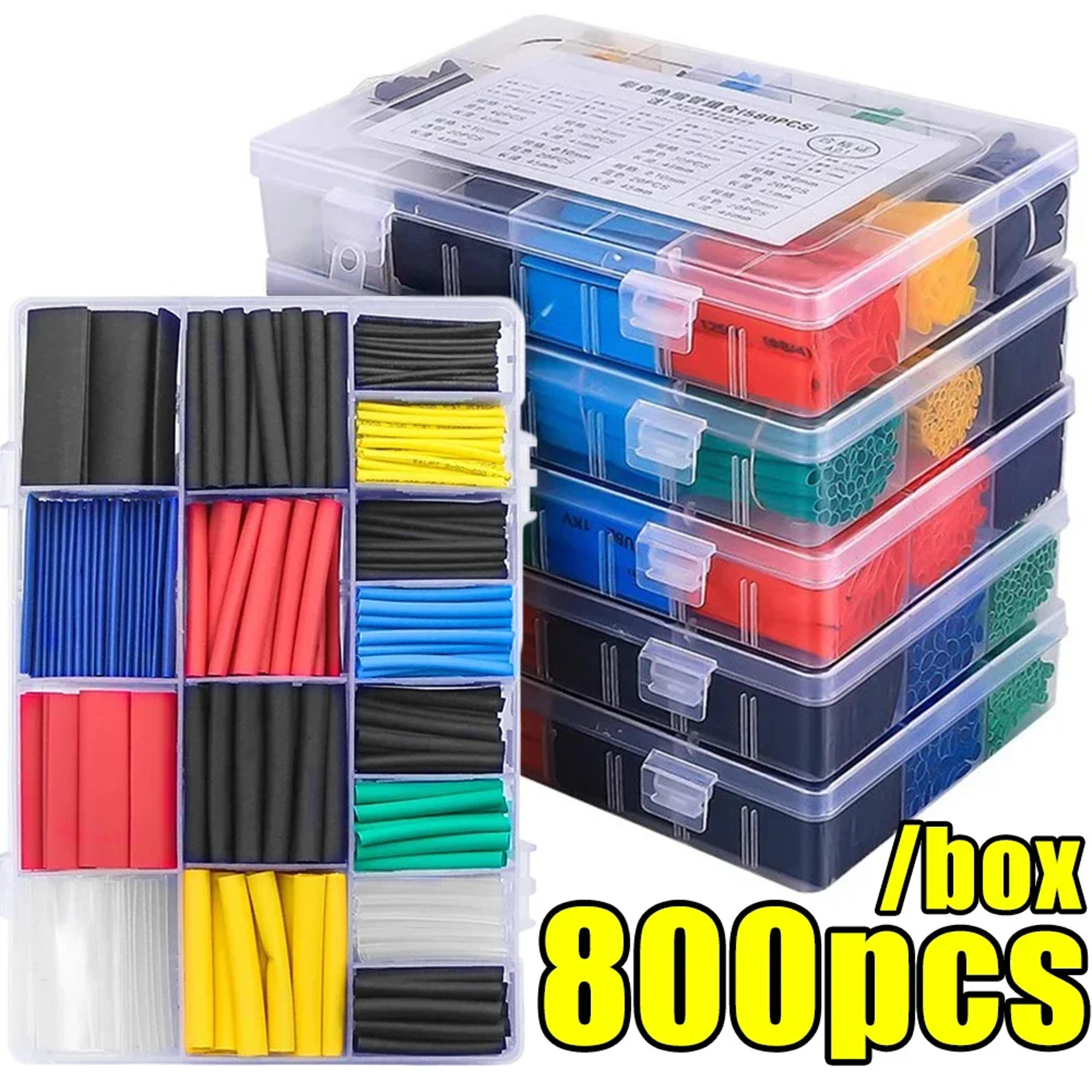 Heat Shrink Tubing Kit 21 Flame Retardant Wire Insulation And Cable Protection Sleeves 1