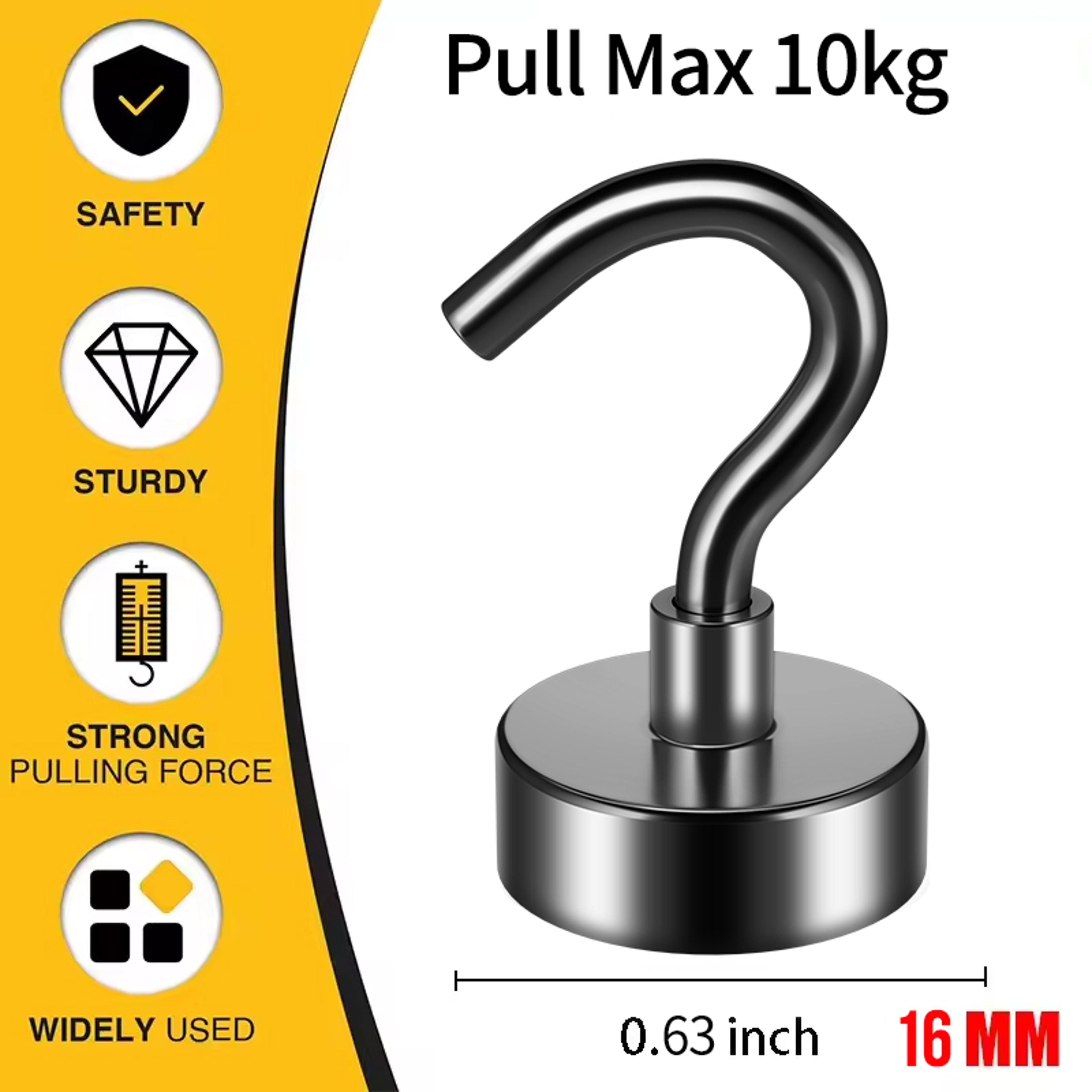 Heavy Duty Magnetic Hooks For Hanging Strong Black Utility Hooks For Home And Office 6