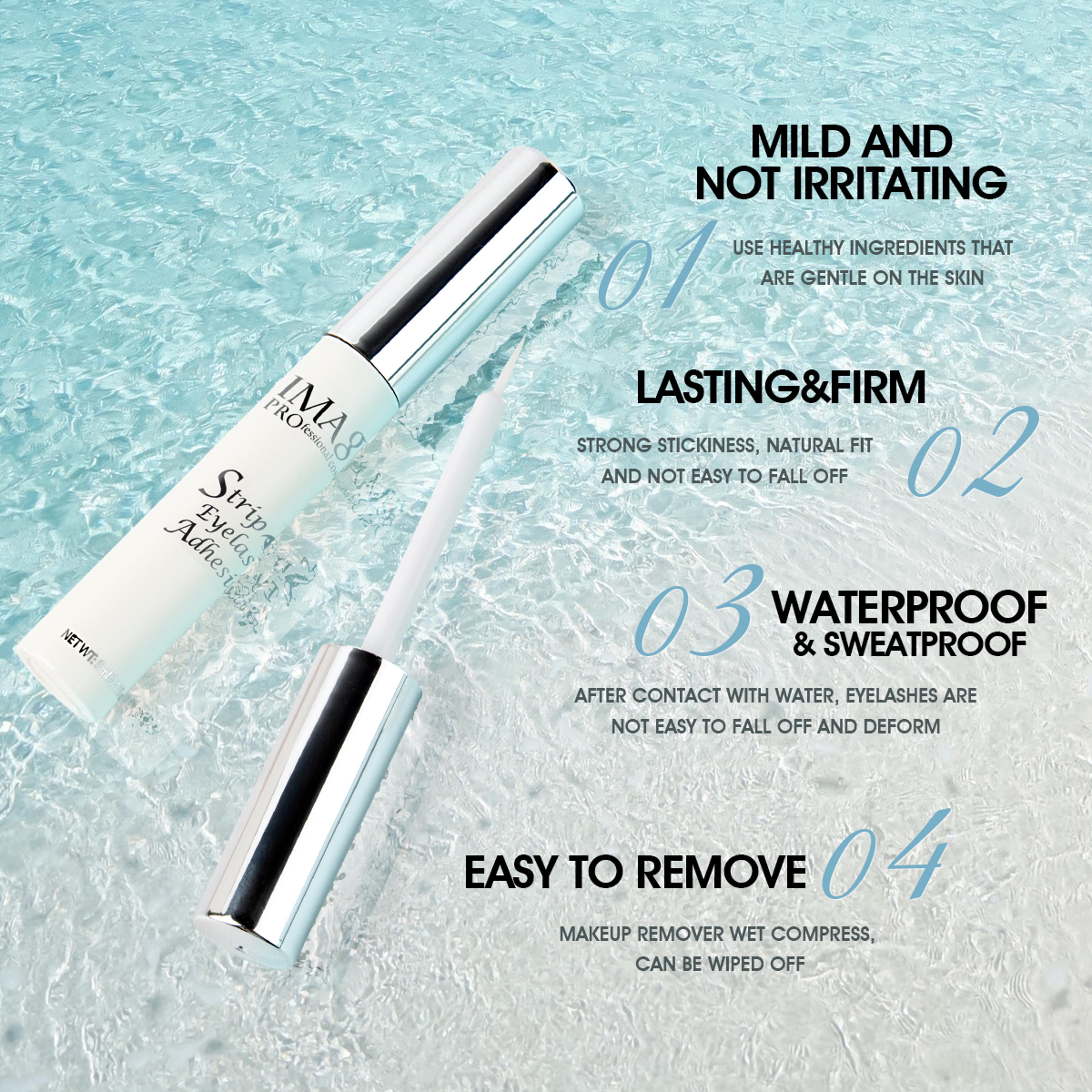 Waterproof Eyelash Glue Fast Dry Clear Strong Hold Lash Adhesive 2