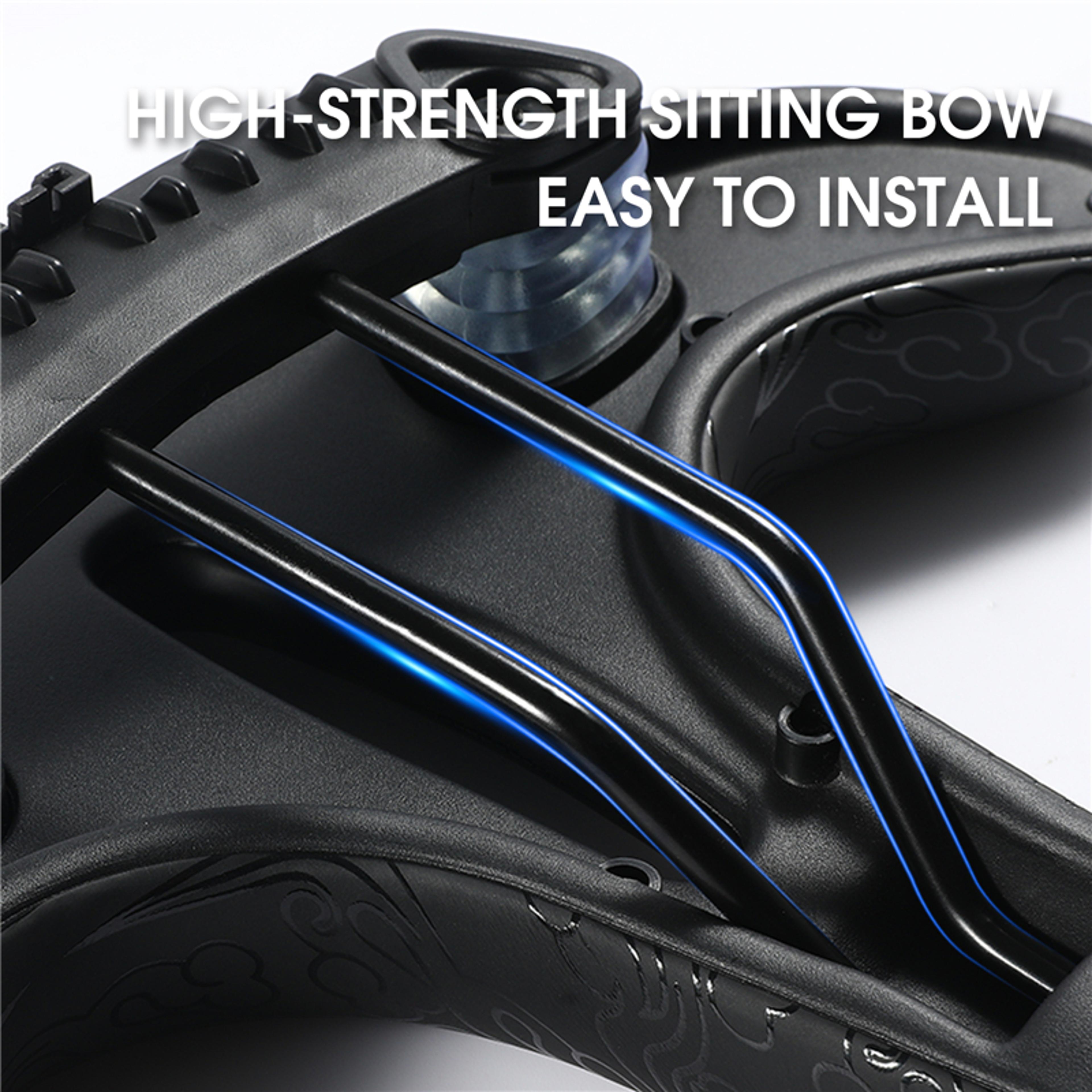 Wide Bicycle Saddle With Shock Absorption And Soft Padded Comfort 3