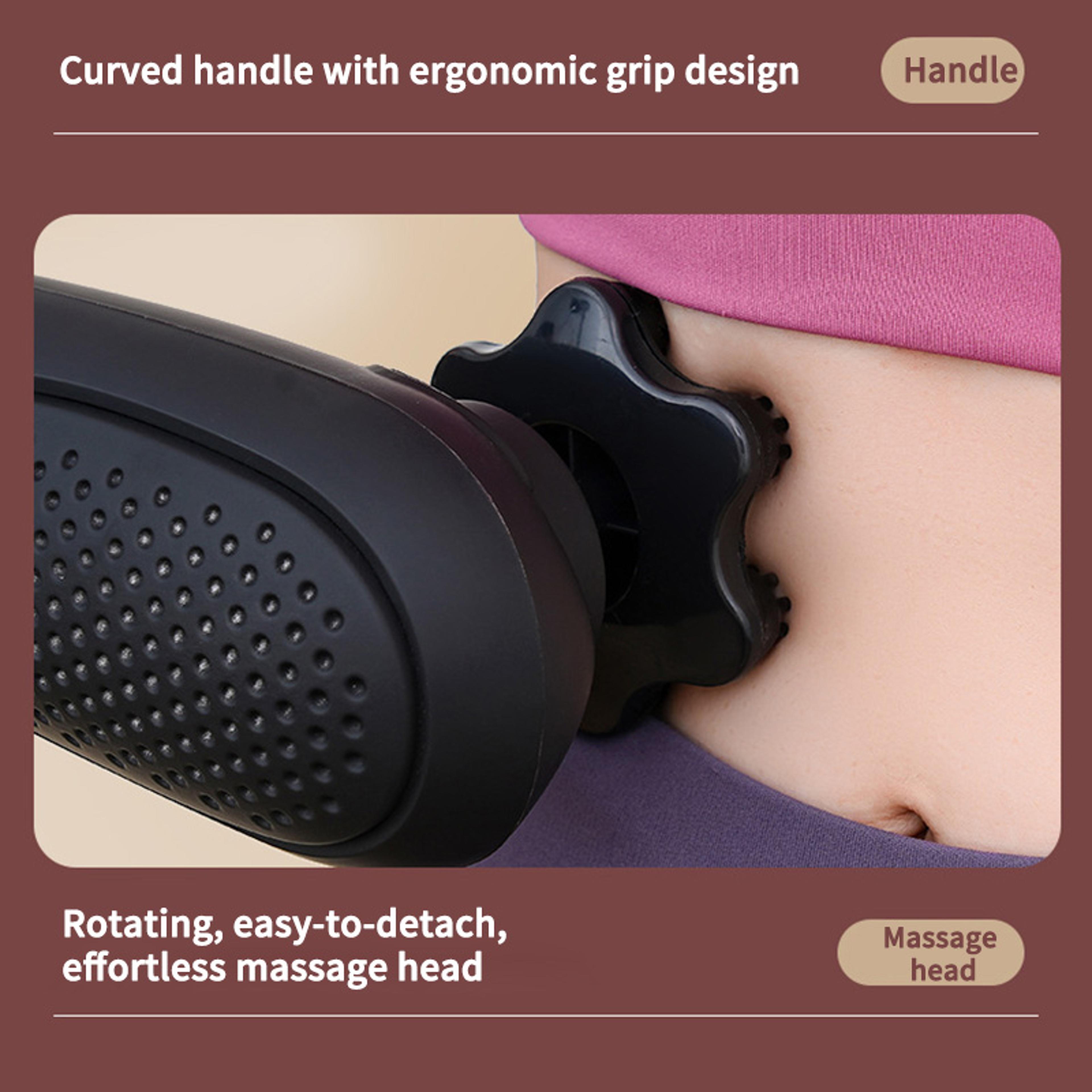Heated Electric Massage Hammer Wireless Handheld Back Neck And Waist Massager 5