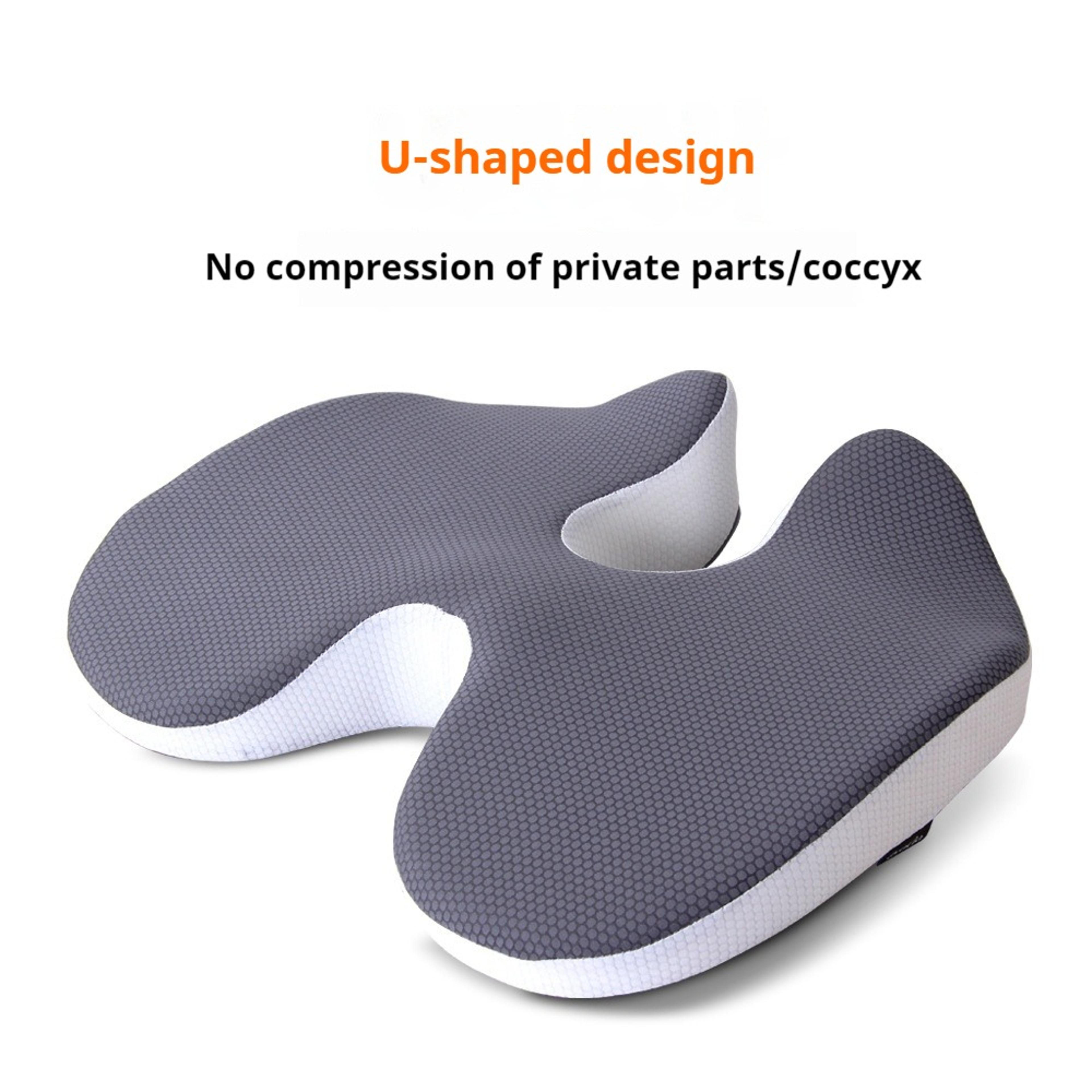 Orthopedic Memory Foam Seat Cushion For Tailbone Support And Sciatica Comfort 2