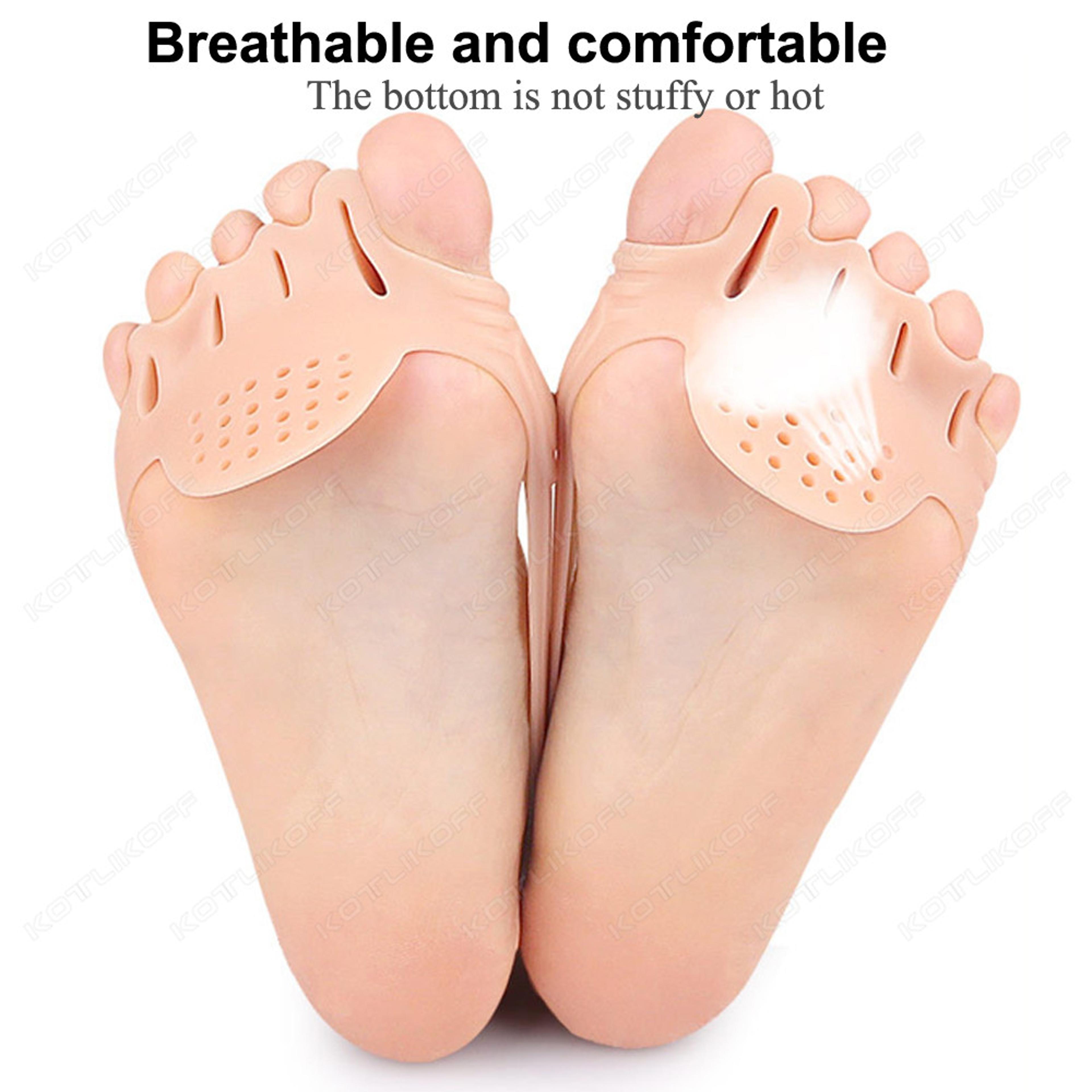 5 Hole Toe Separator Forefoot Pad For Toe Alignment And Bunion Relief 3