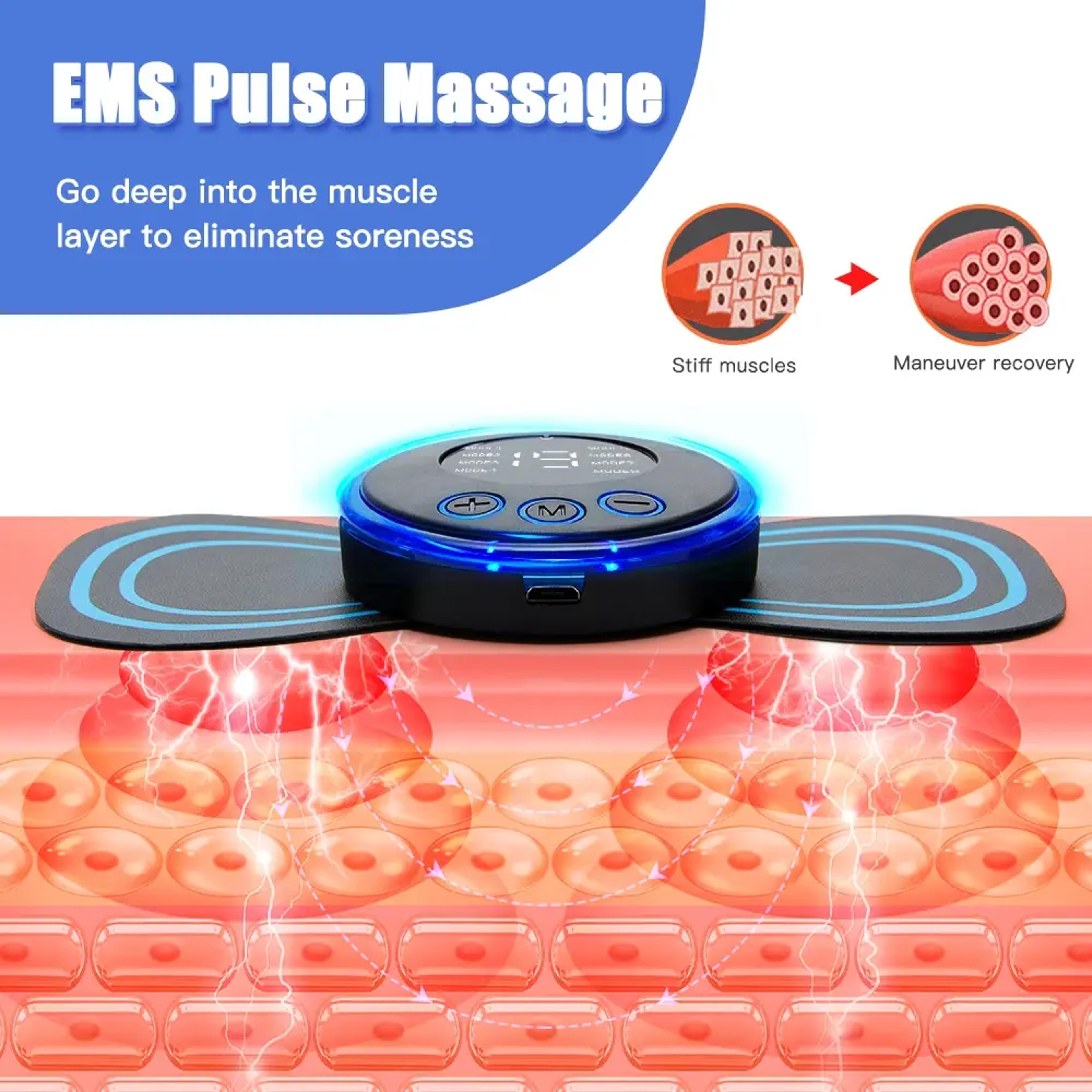 Mini EMS Neck Massager With 8 Modes And 19 Intensity Levels 2