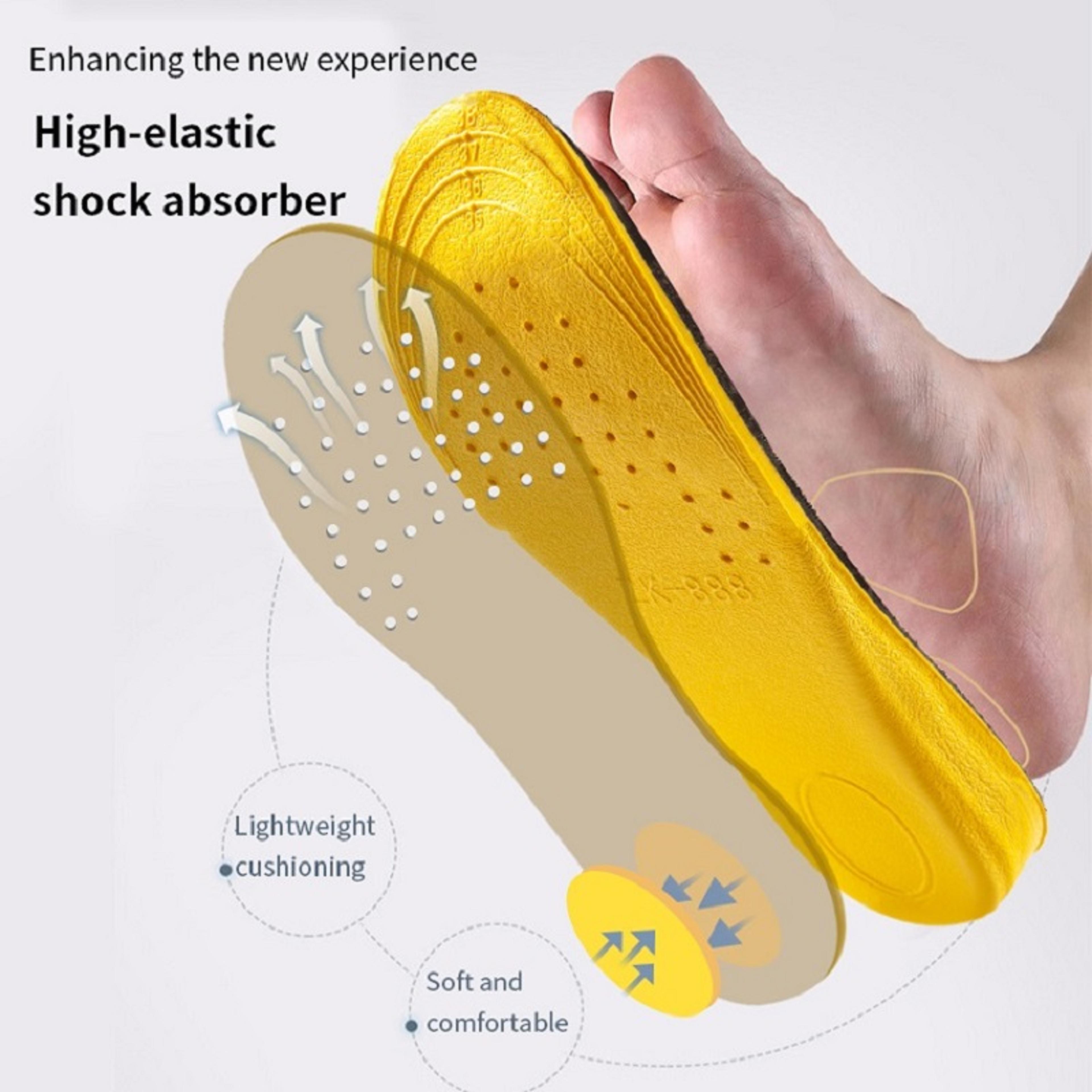 Invisible Height Increase Insoles Breathable Shock Absorbing Heel Lift Inserts For Men And Women 3