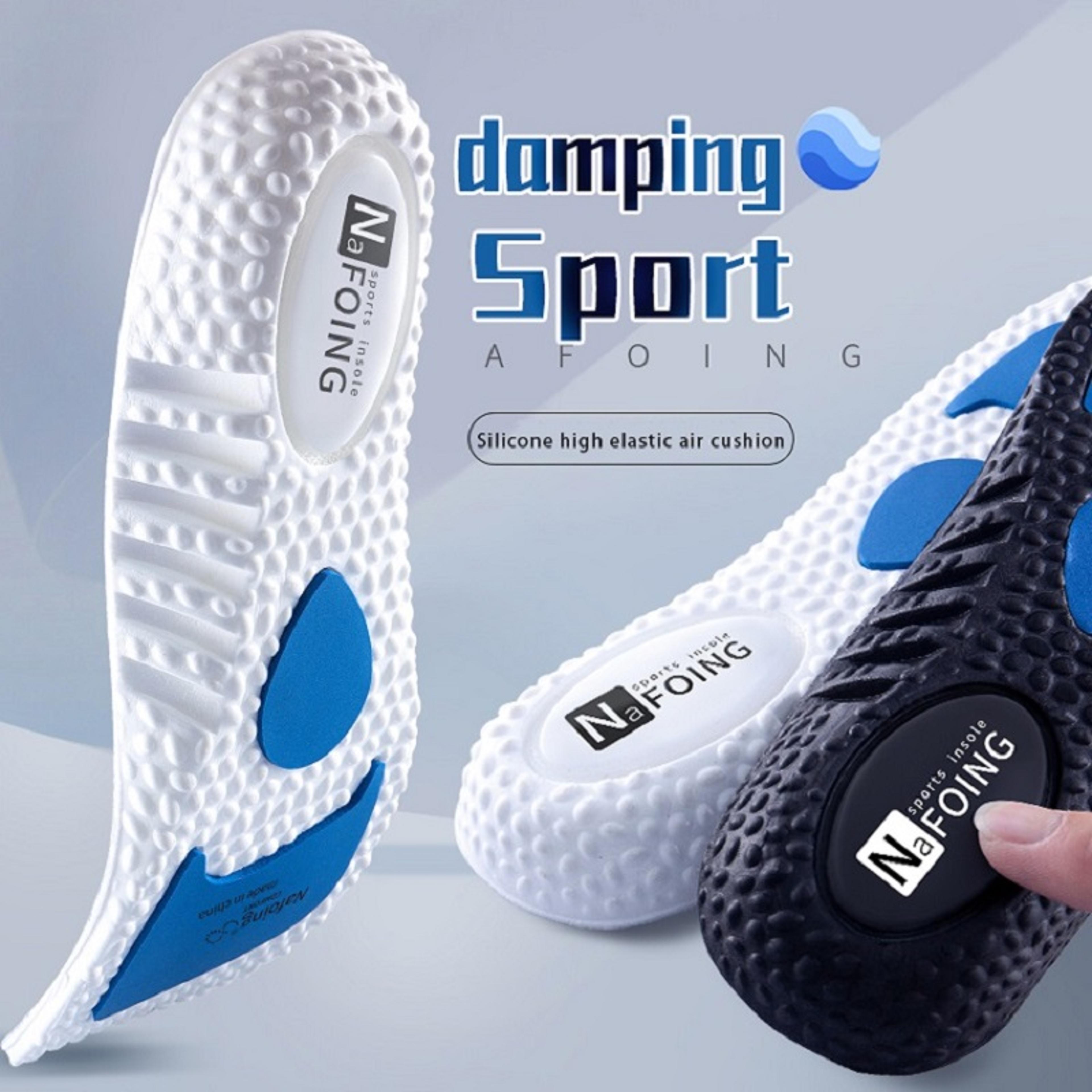 Shock Absorbing Memory Foam Running Insoles With Arch Support 2