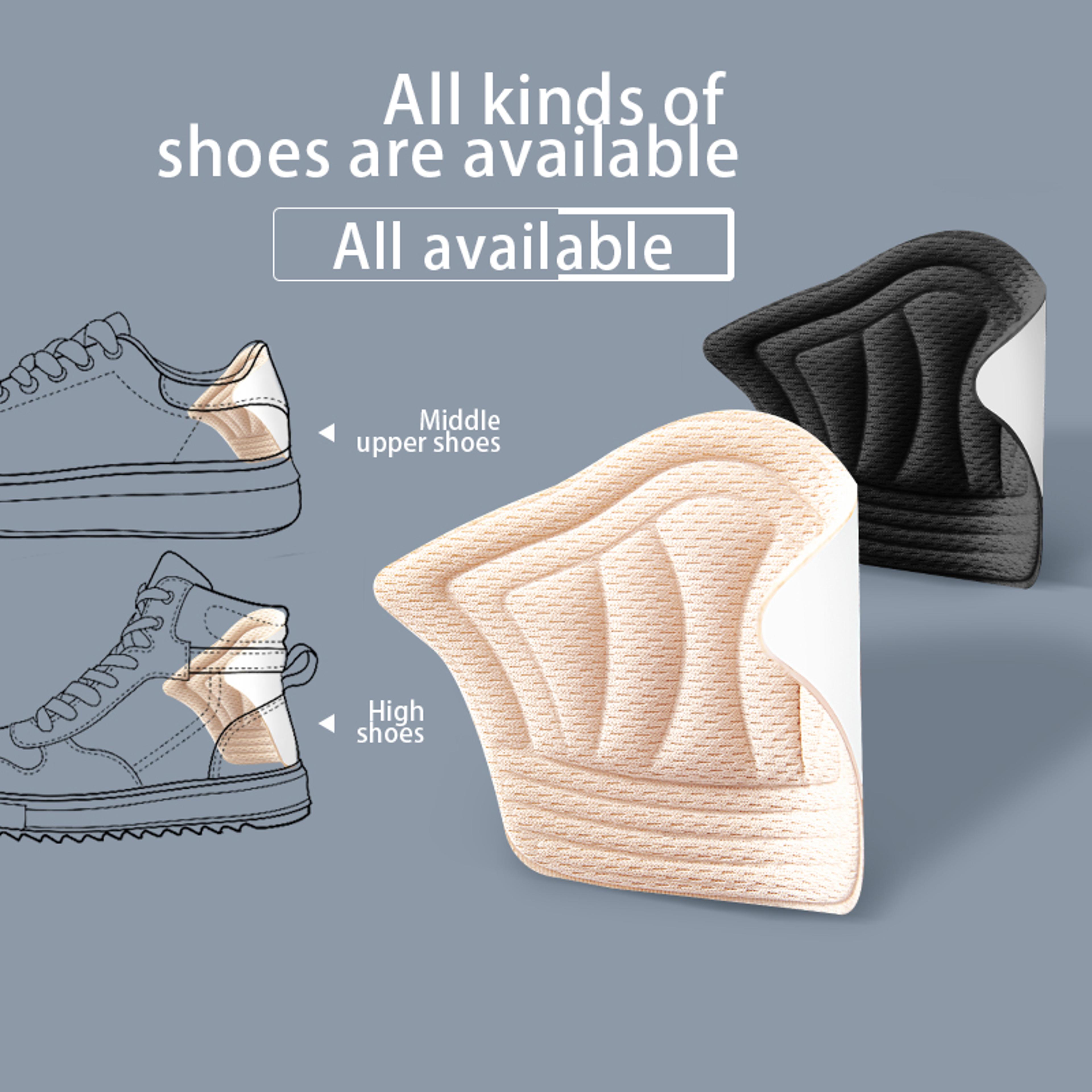 Memory Foam Heel Grips Adjustable Shoe Inserts For Loose Shoes 1