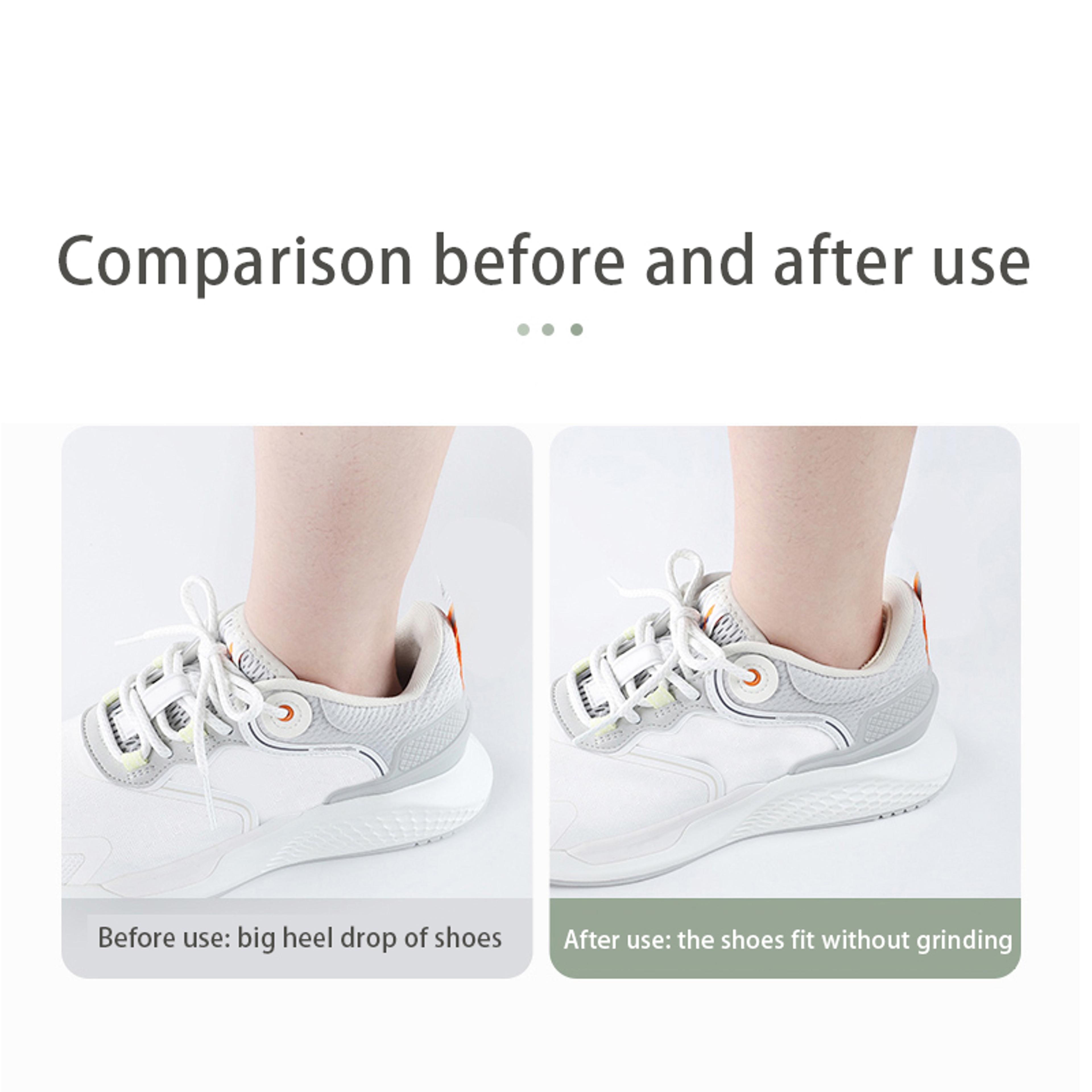 Memory Foam Heel Grips Adjustable Shoe Inserts For Loose Shoes 3