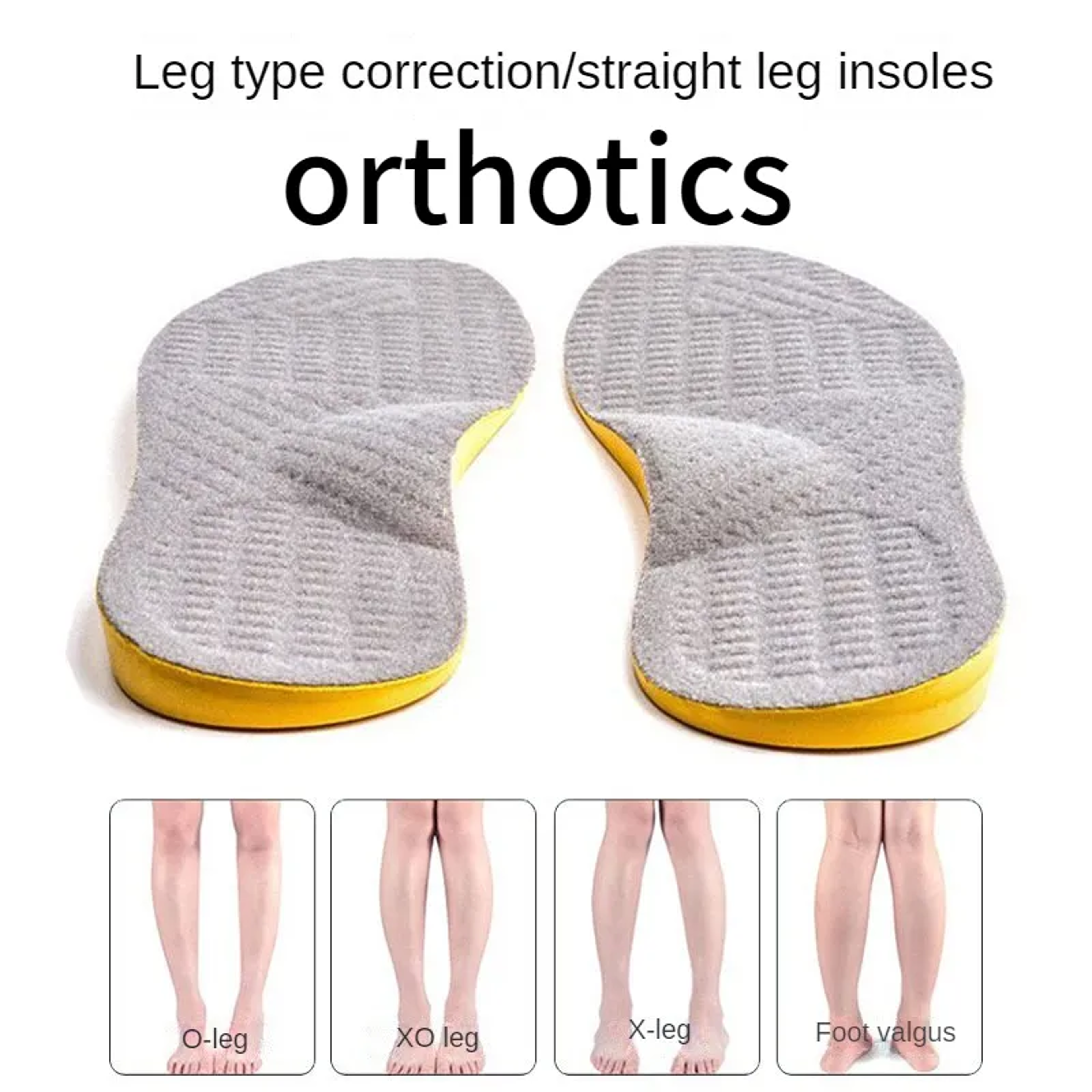 orthotic arch support insoles for flat feet with massage comfort and trim to fit design