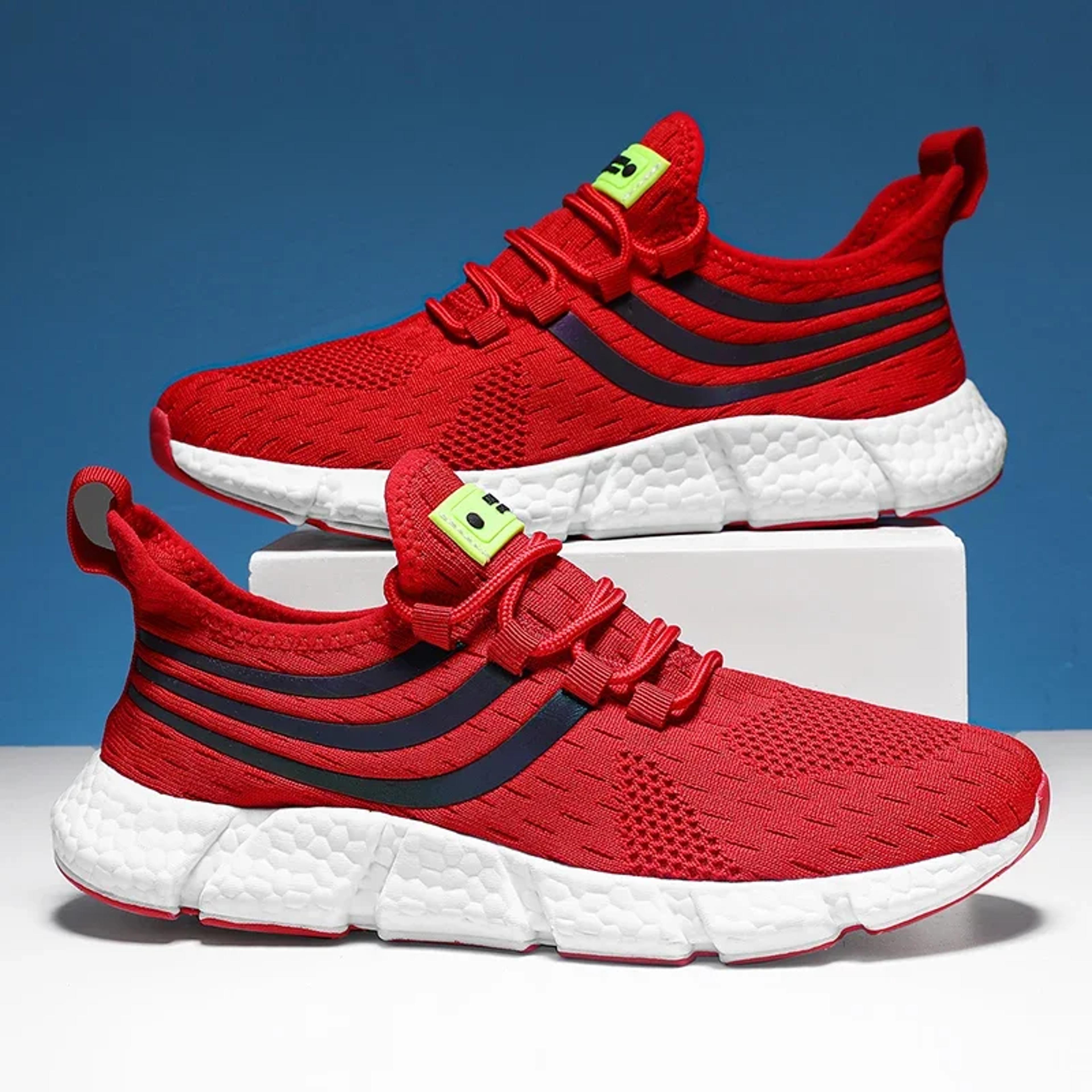 Mens Breathable Platform Sneakers Lightweight Running And Walking Shoes 10