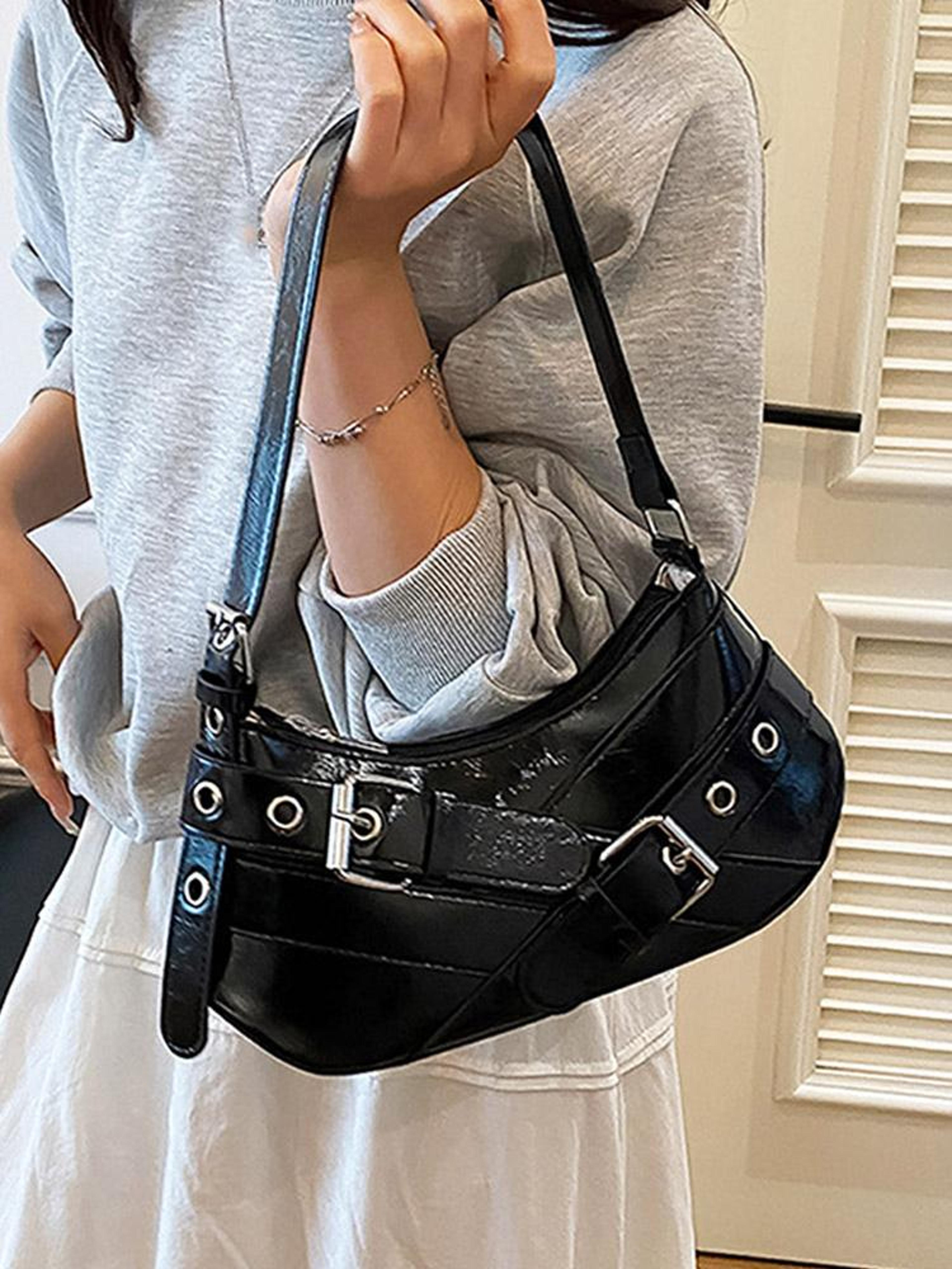 Y2K Shoulder Bag Vintage Punk Crossbody Underarm Purse For Women 3