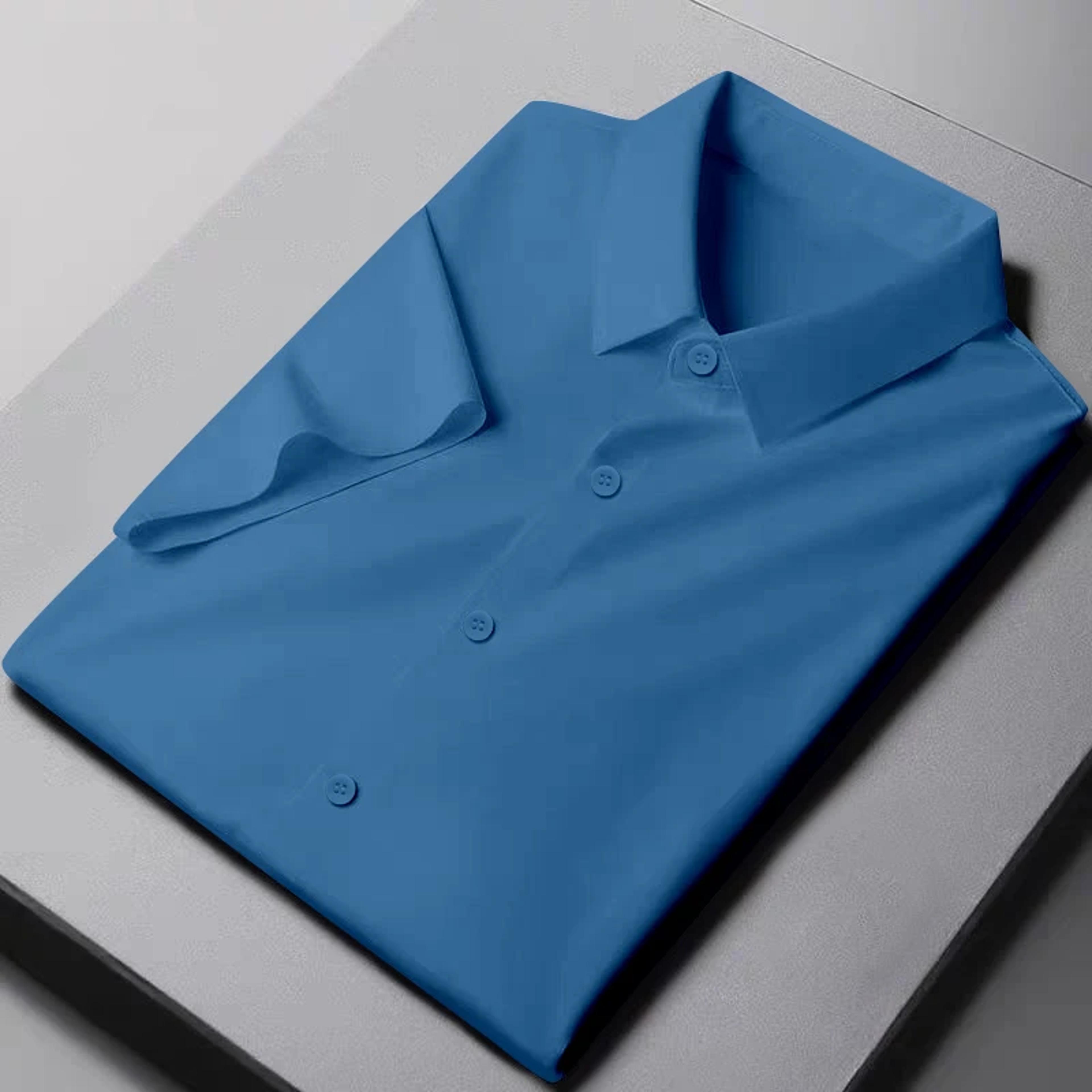 Wrinkle Resistant Mens Business Casual Short Sleeve Shirt 5
