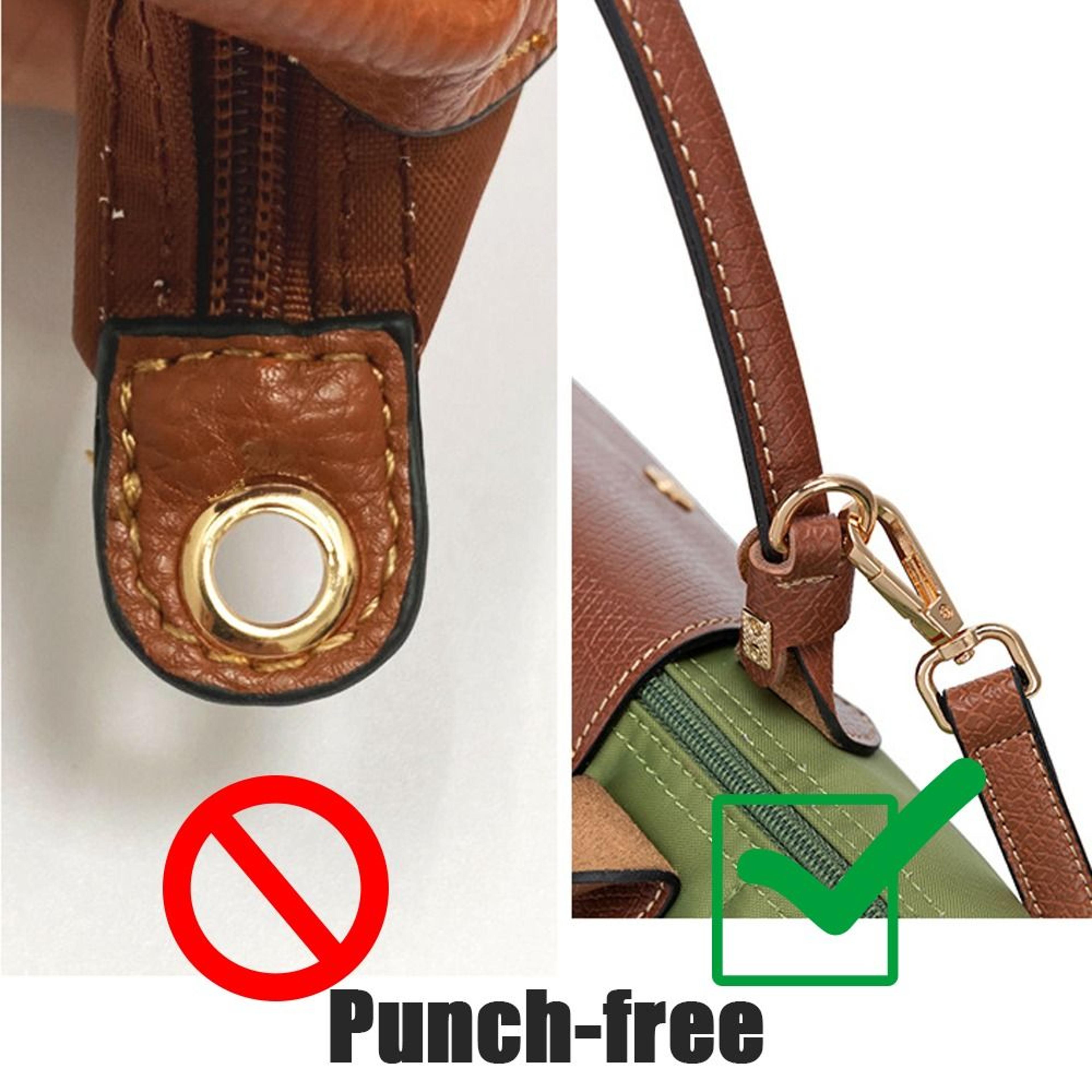 Genuine Leather Longchamp Mini Bag Conversion Kit Adjustable Crossbody Strap 5