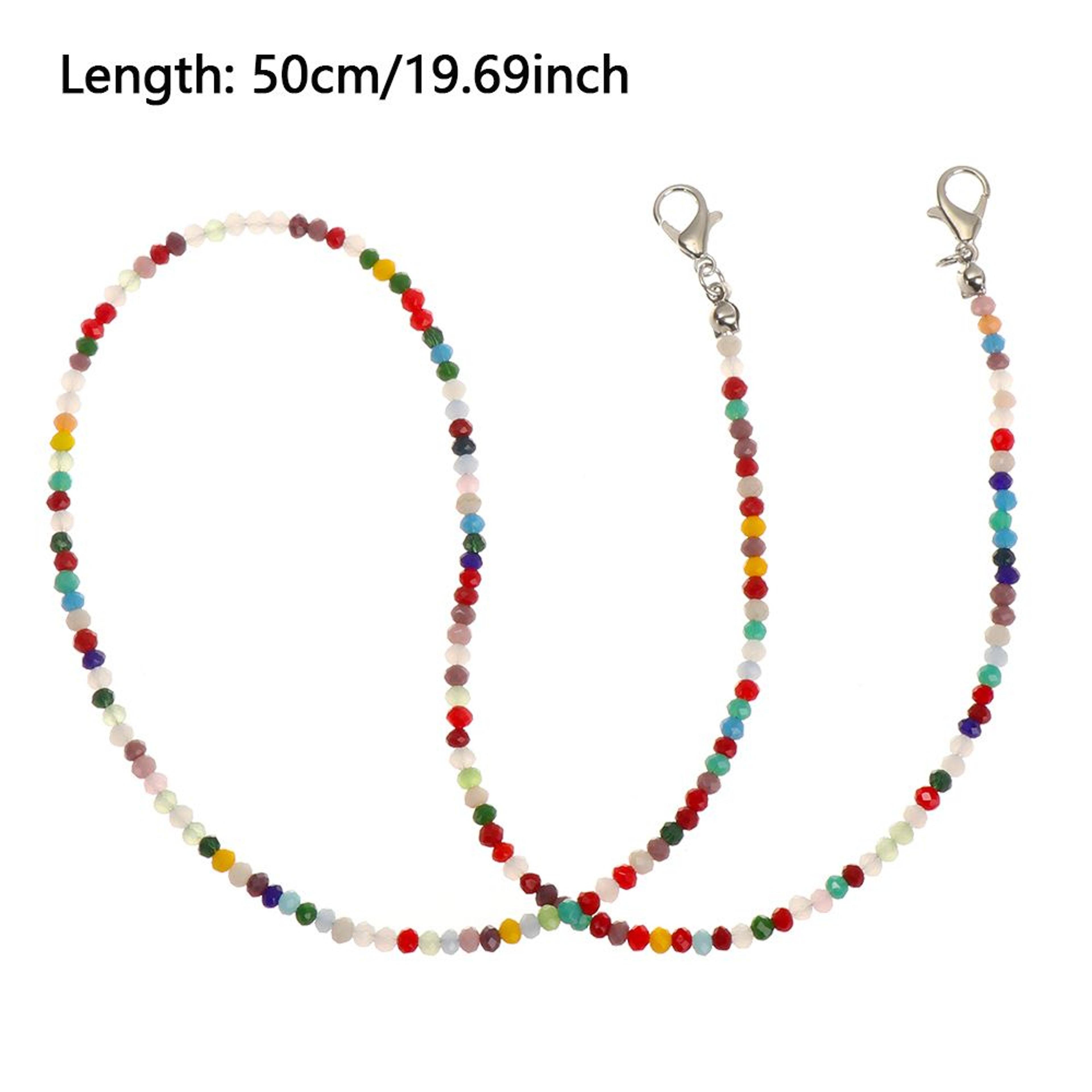 Retro Beaded Eyeglass Chain With Tassels Reading Glasses Holder 5