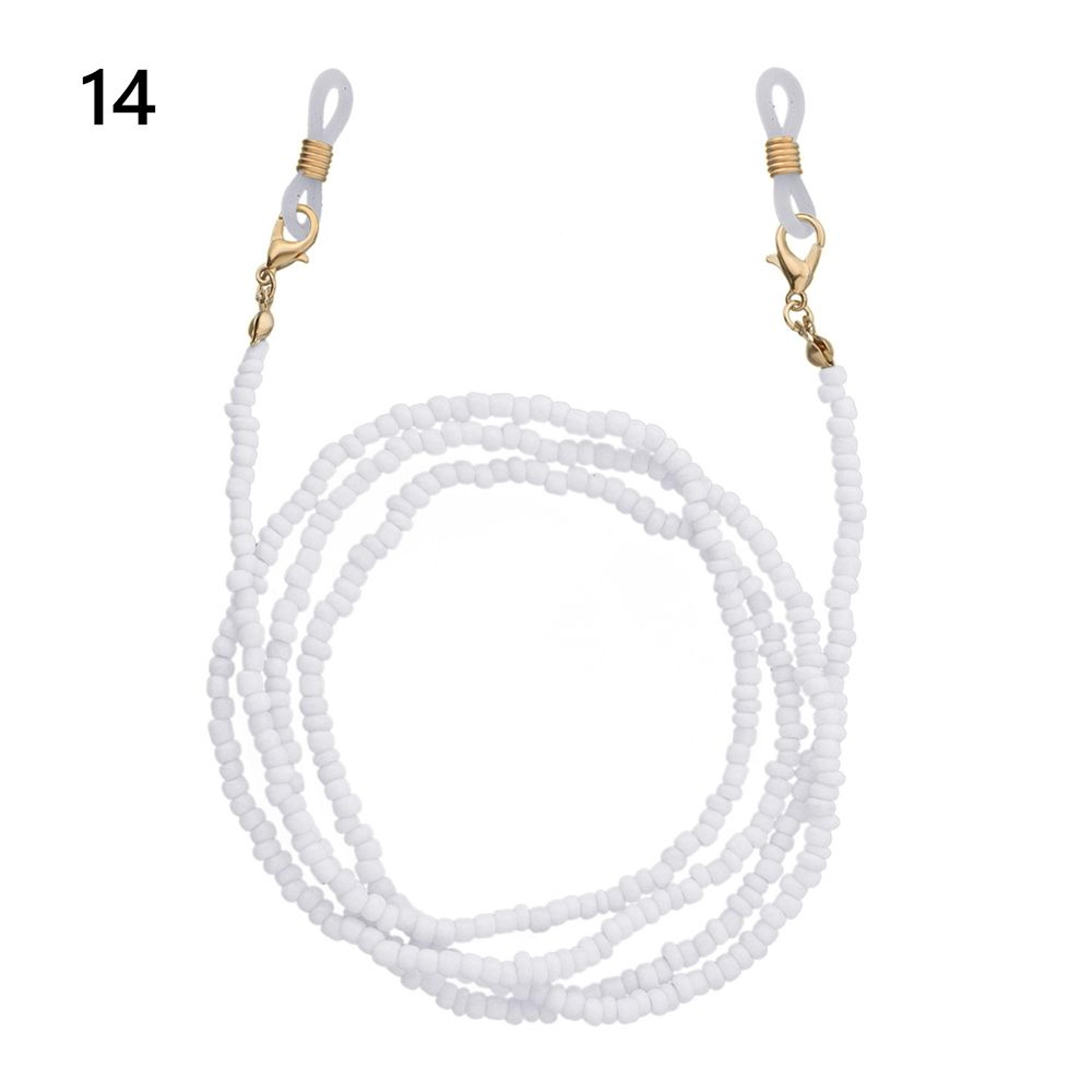 Retro Beaded Eyeglass Chain With Tassels Reading Glasses Holder 11