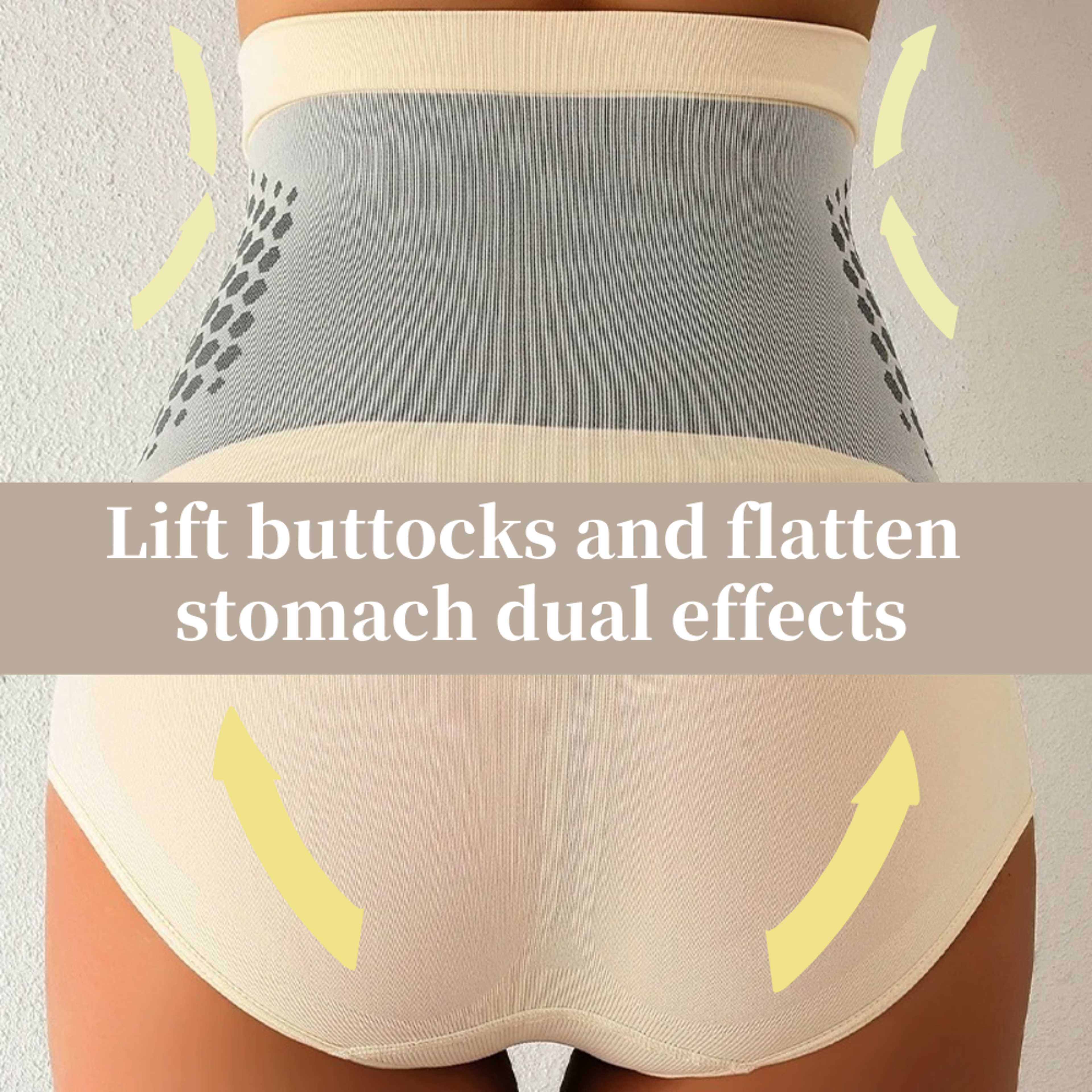 Seamless High Waist Tummy Control Panties With Warming Support 2