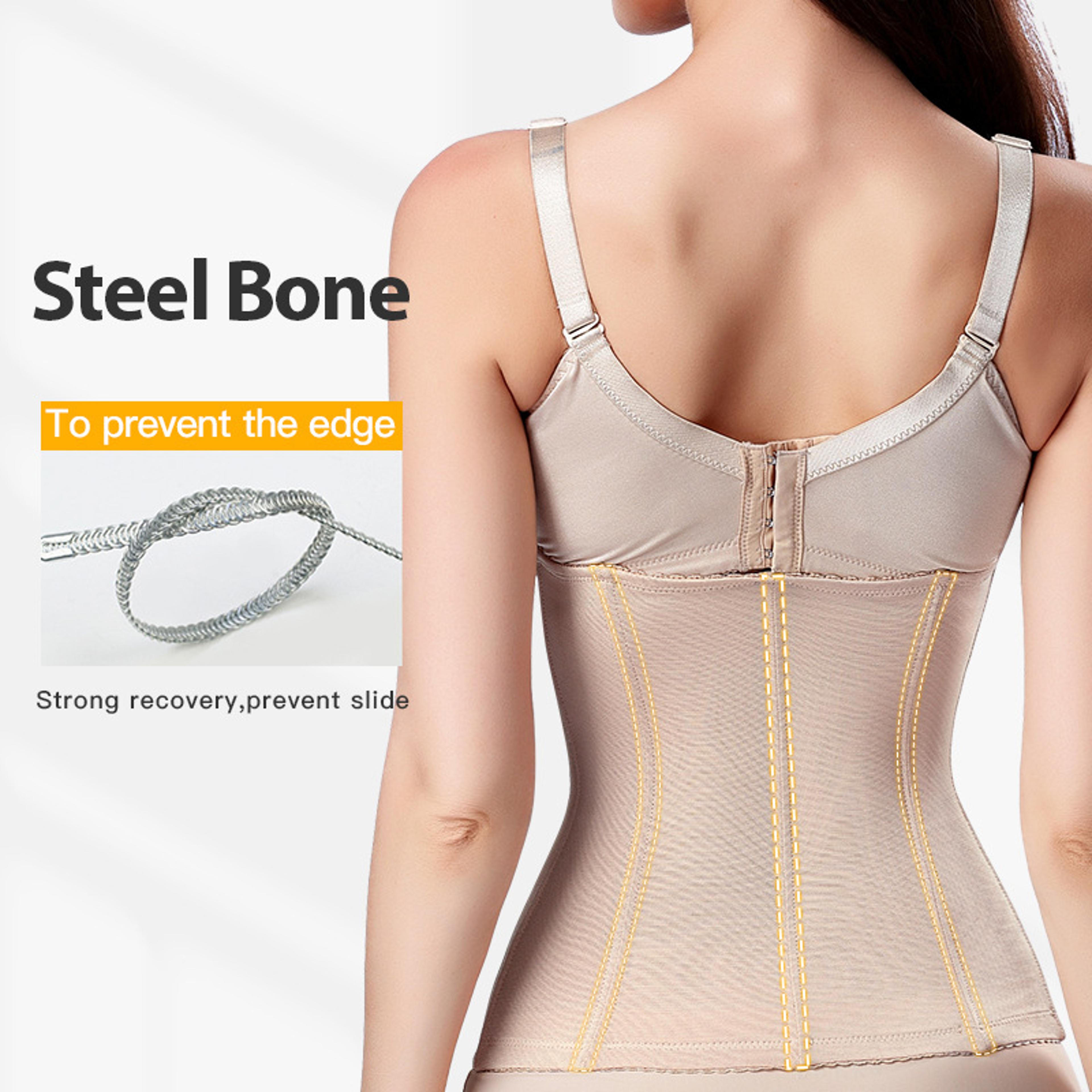 Women Latex Waist Trainer Tummy Control Corset Body Shaper 3
