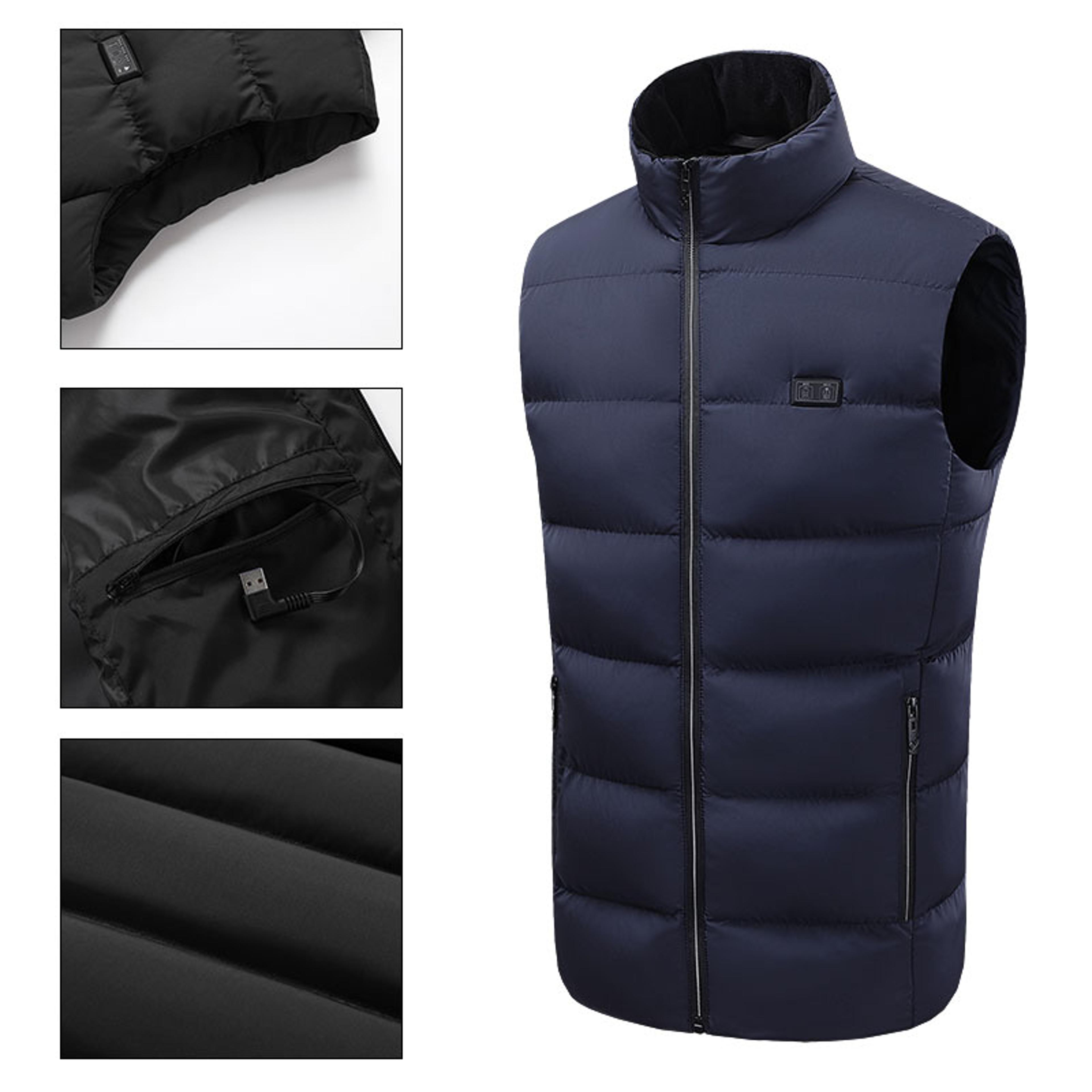 9 Zone Heated Vest Unisex USB Winter Heating Vest For Outdoor Warmth 3