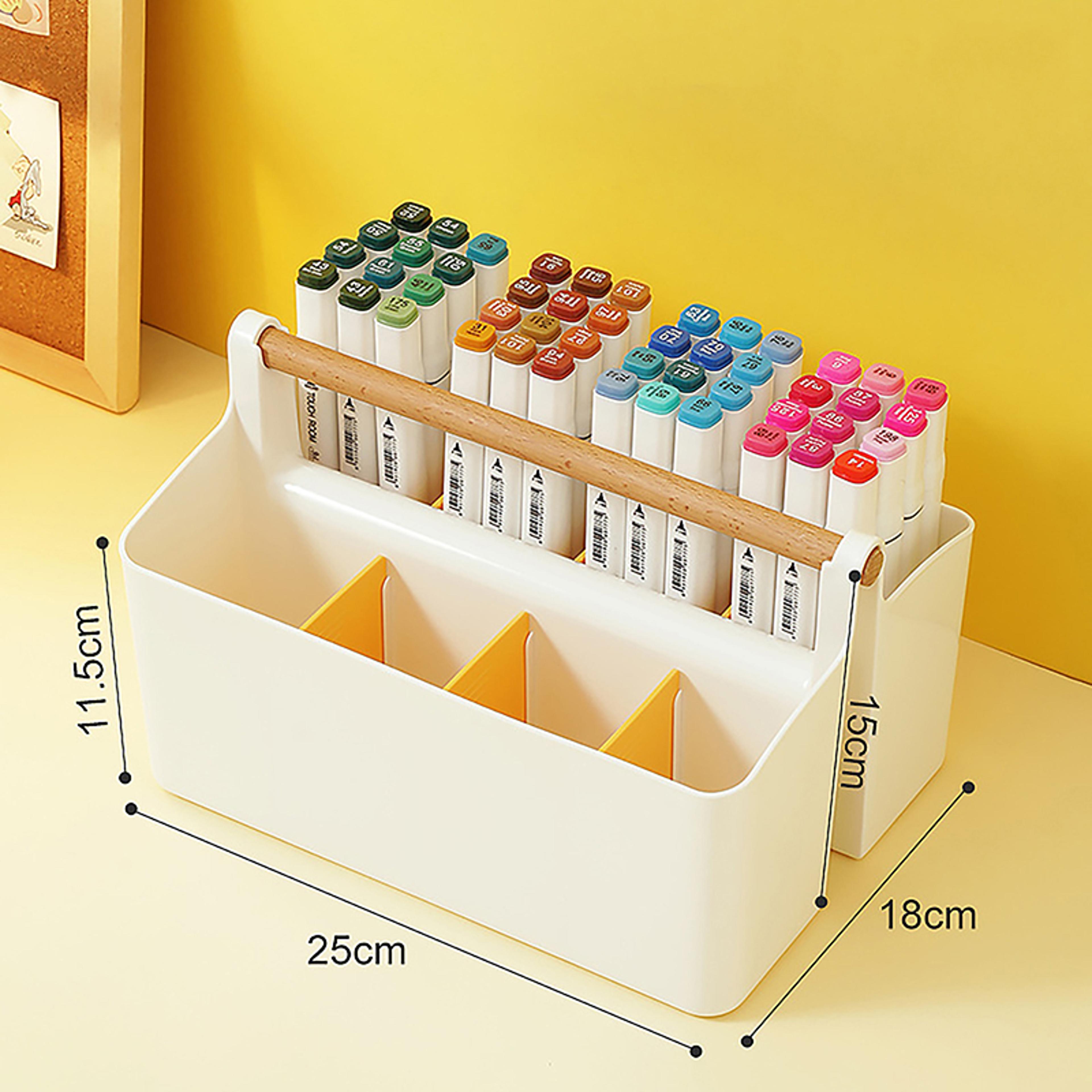 Multifunctional Desktop Organizer Large Capacity Pen Holder And Stationery Storage Box 5