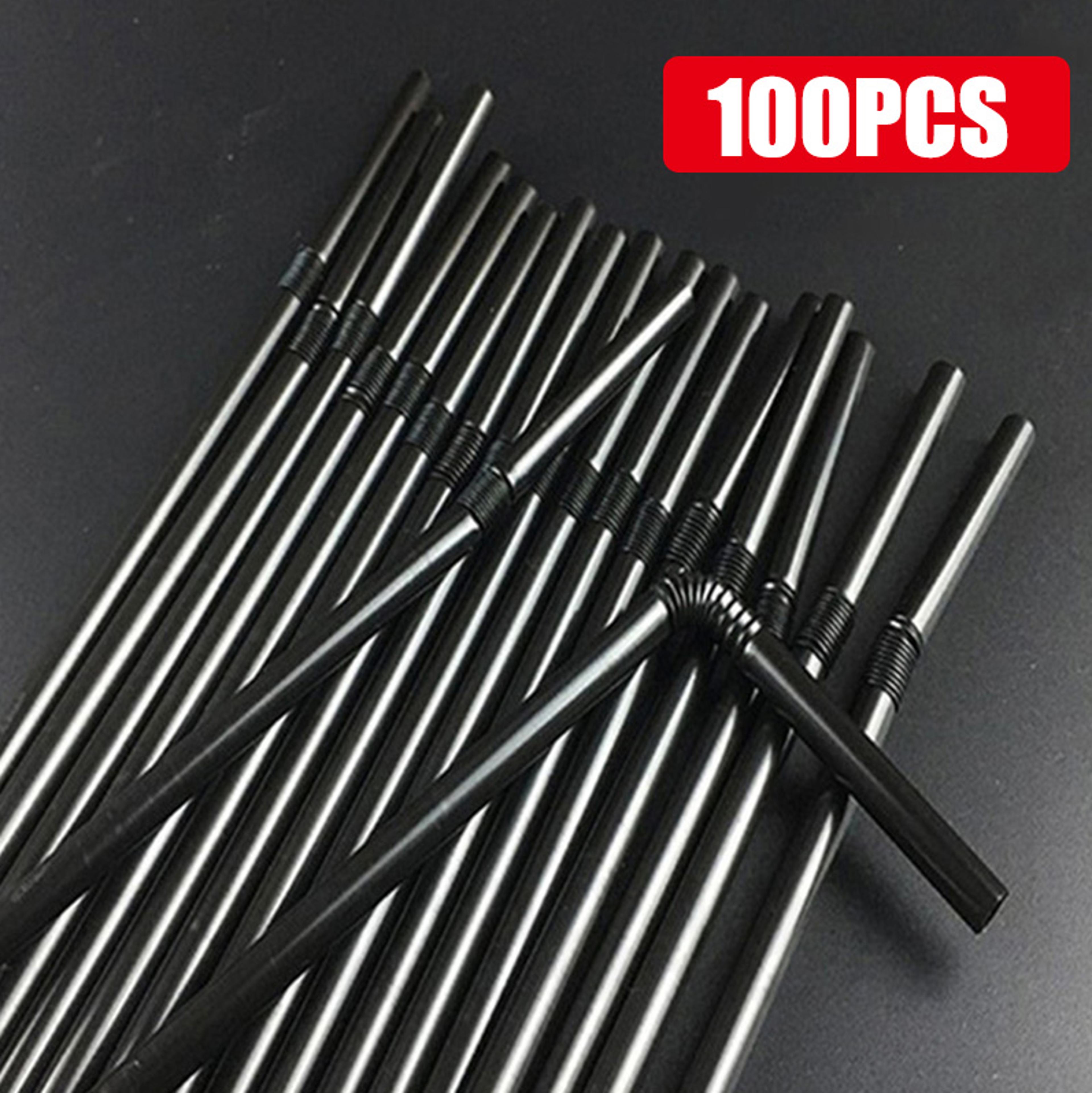 Multicolor Fluorescent Bendable Drinking Straws For Parties Weddings And Beverages 9