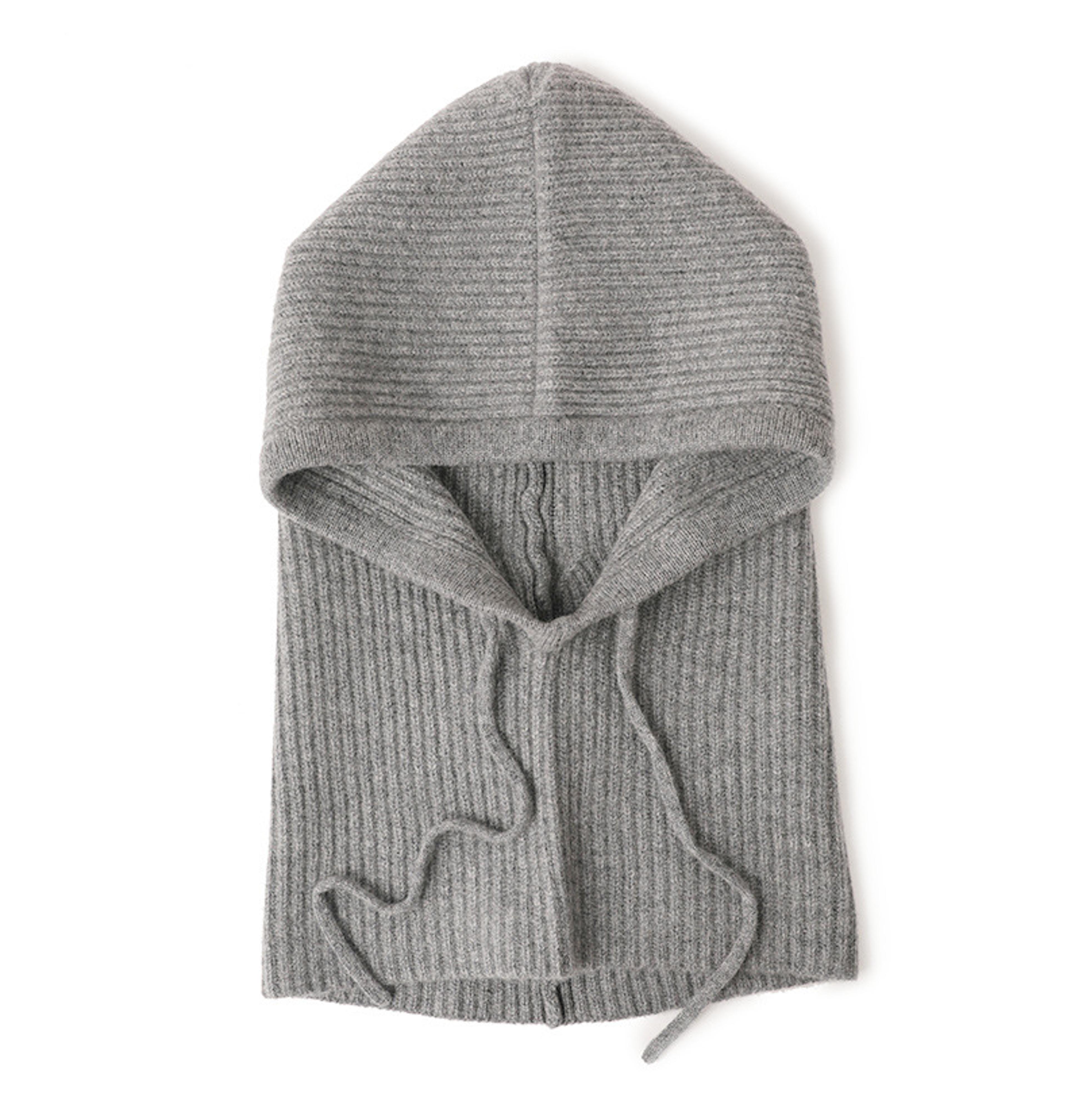 Women 100 Wool Balaclava Hood Warm Knit Winter Face Neck Warmer 7