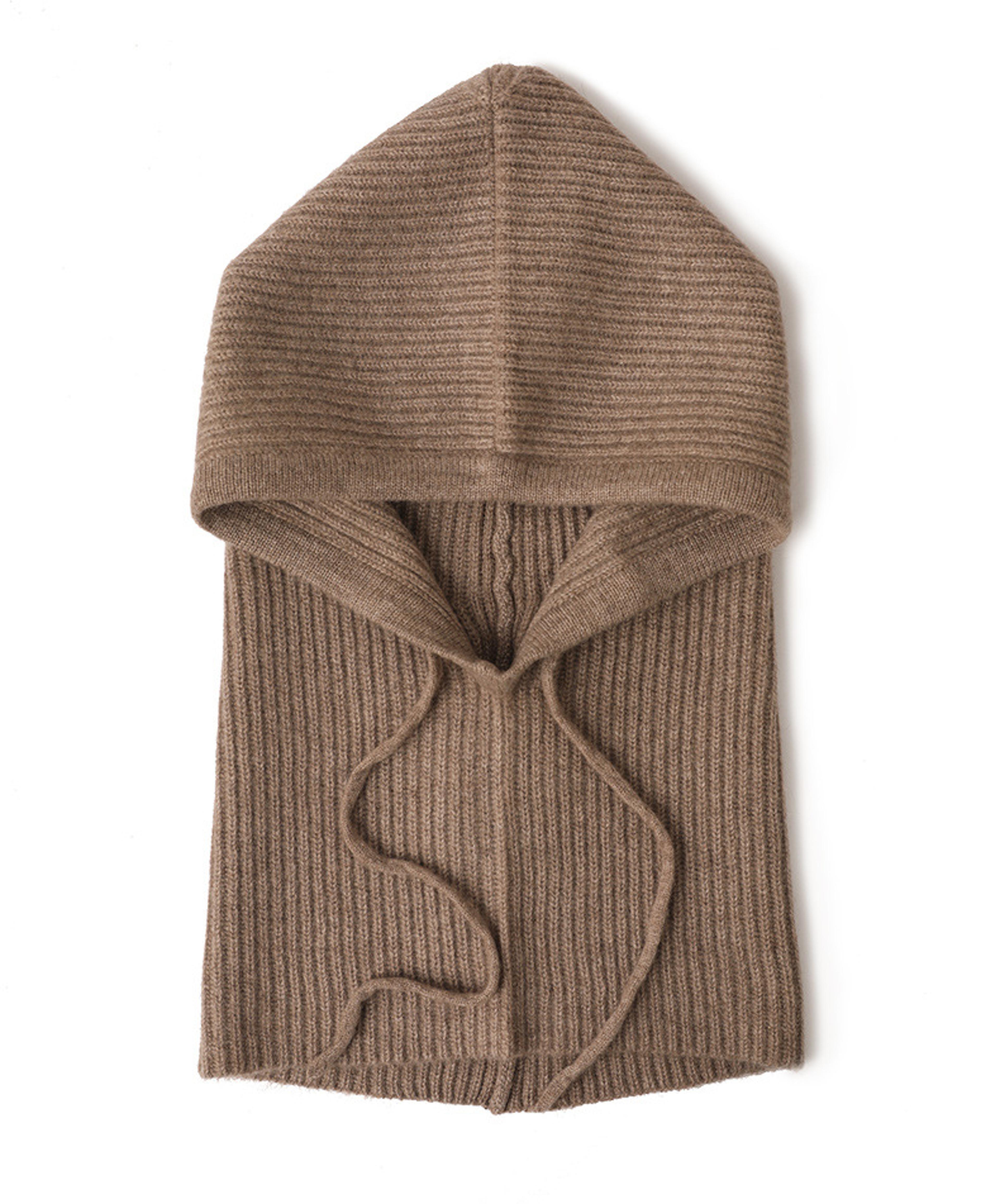 Women 100 Wool Balaclava Hood Warm Knit Winter Face Neck Warmer 10