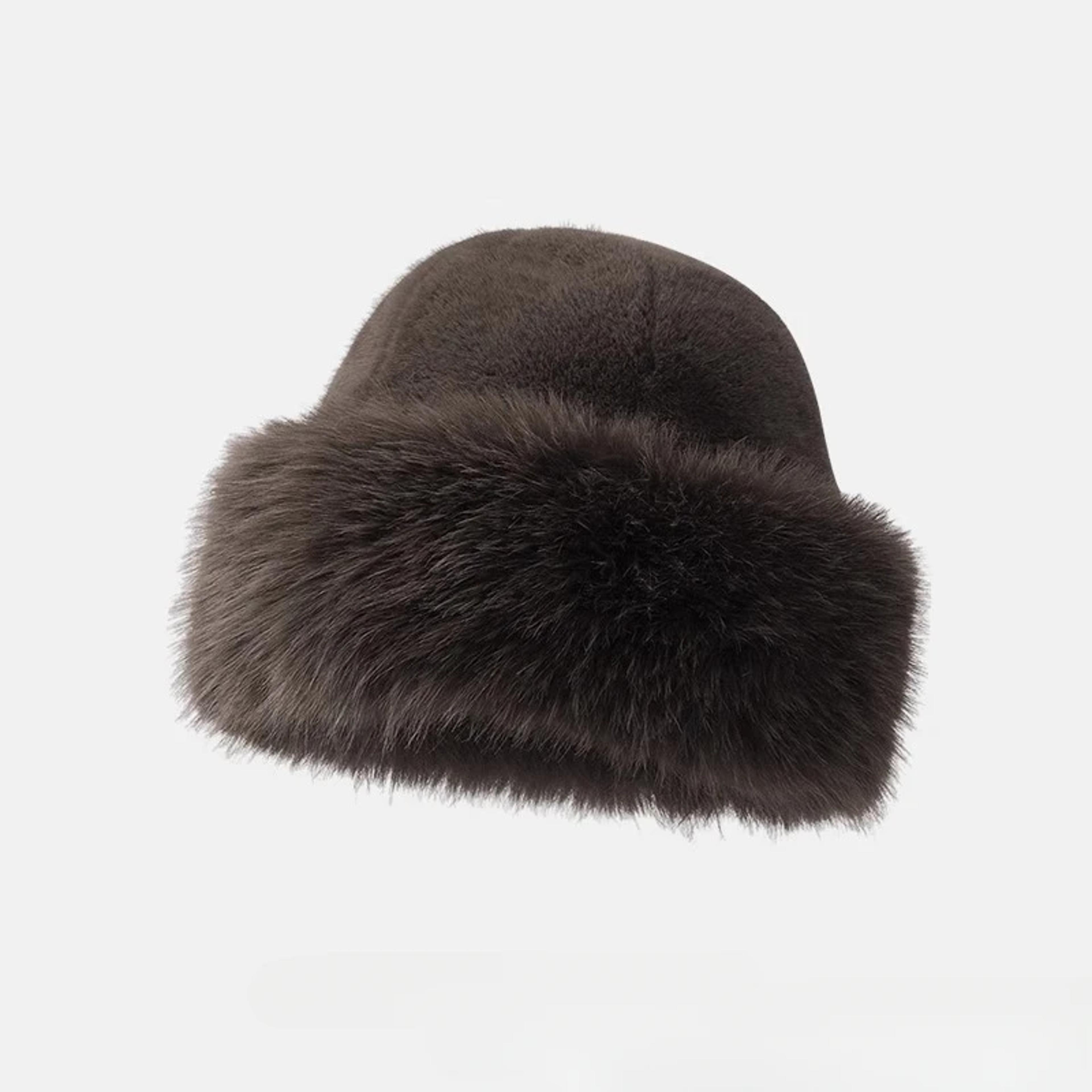 Winter Plush Bucket Hat Warm Ear Protection Fisherman Hat For Women 10