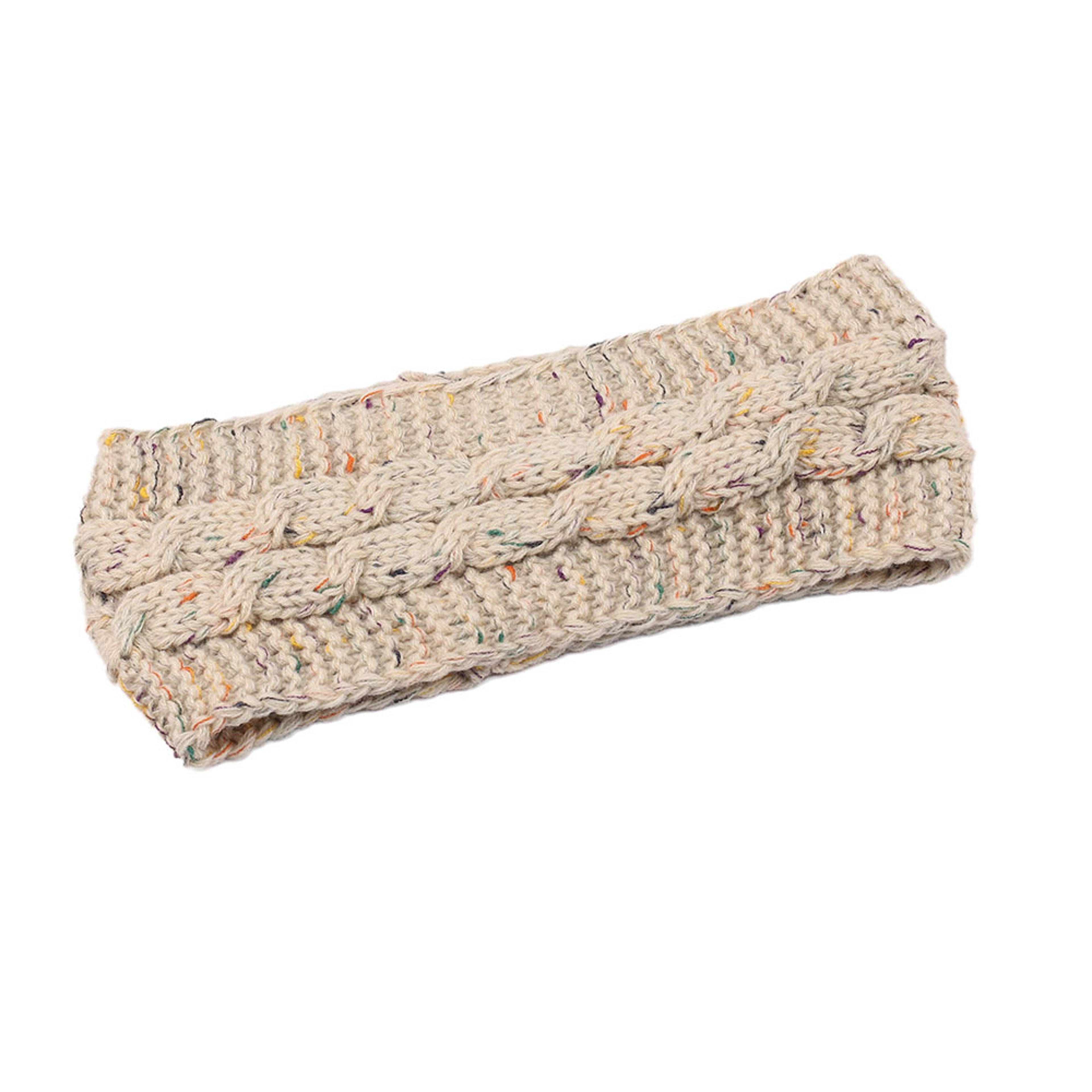 Knitted Winter Ear Warmer Headband Stretch Cold Weather Hair Accessory 9