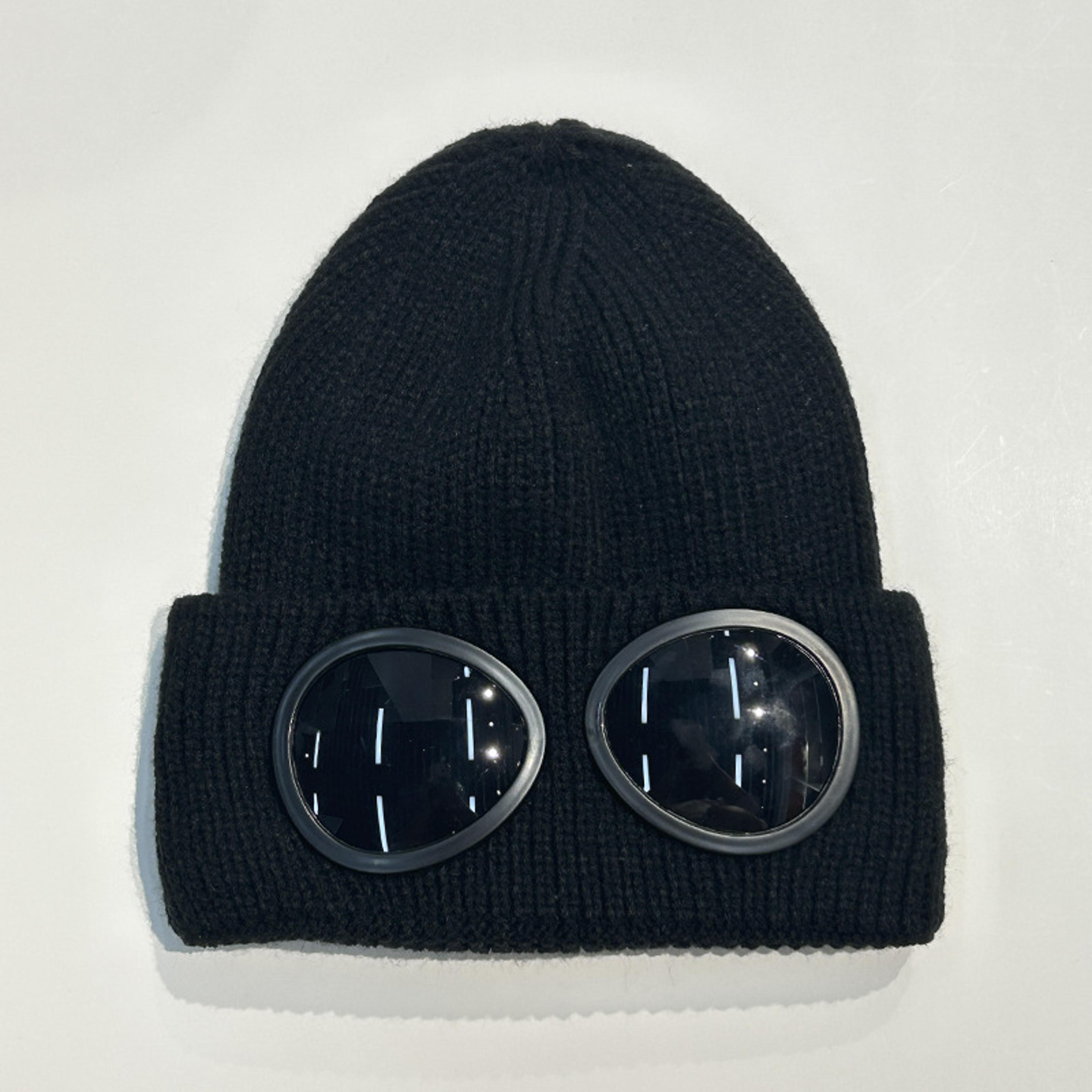 Winter Warm Knitted Beanie With Glasses Windproof Unisex Ear Protection Hat 6