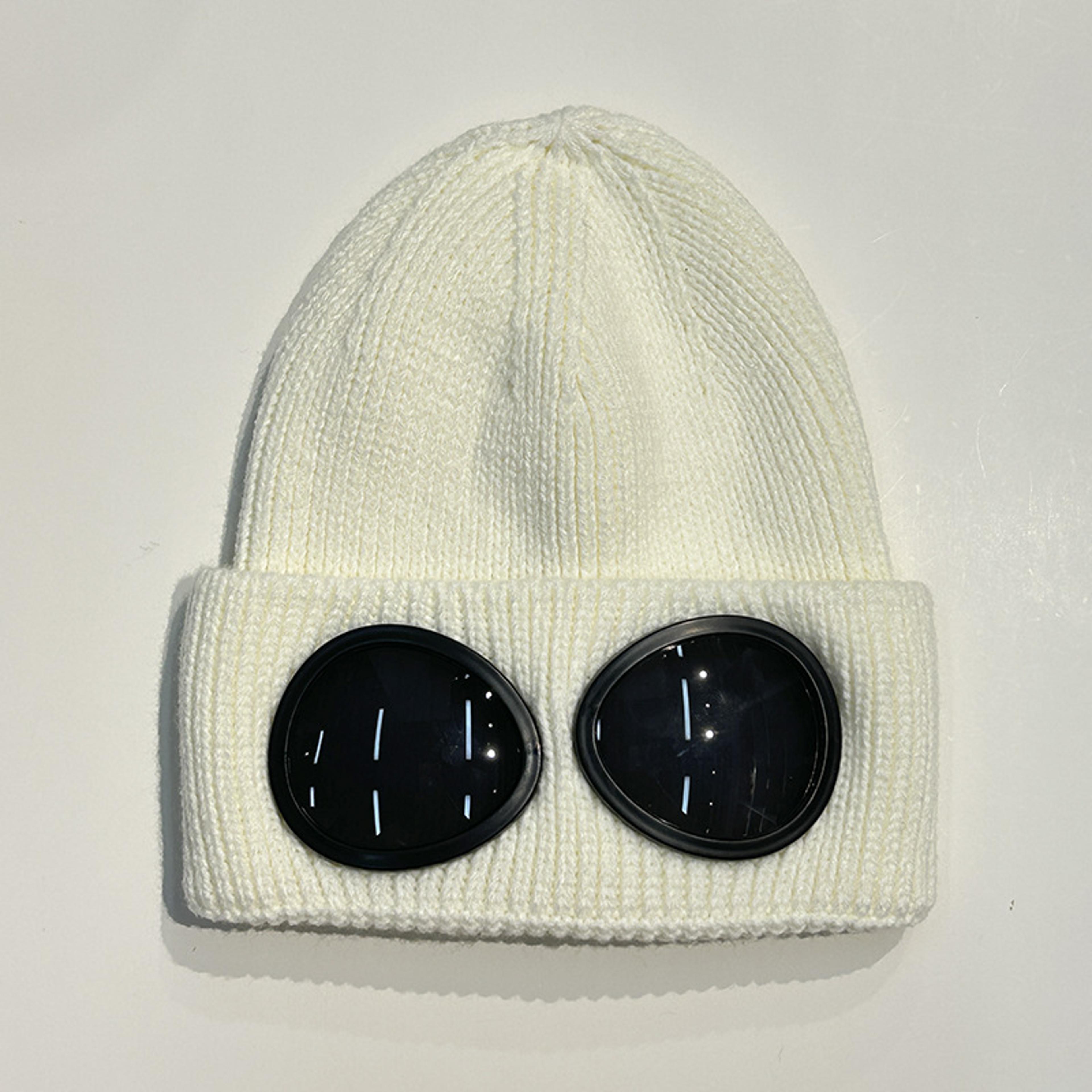 Winter Warm Knitted Beanie With Glasses Windproof Unisex Ear Protection Hat 9