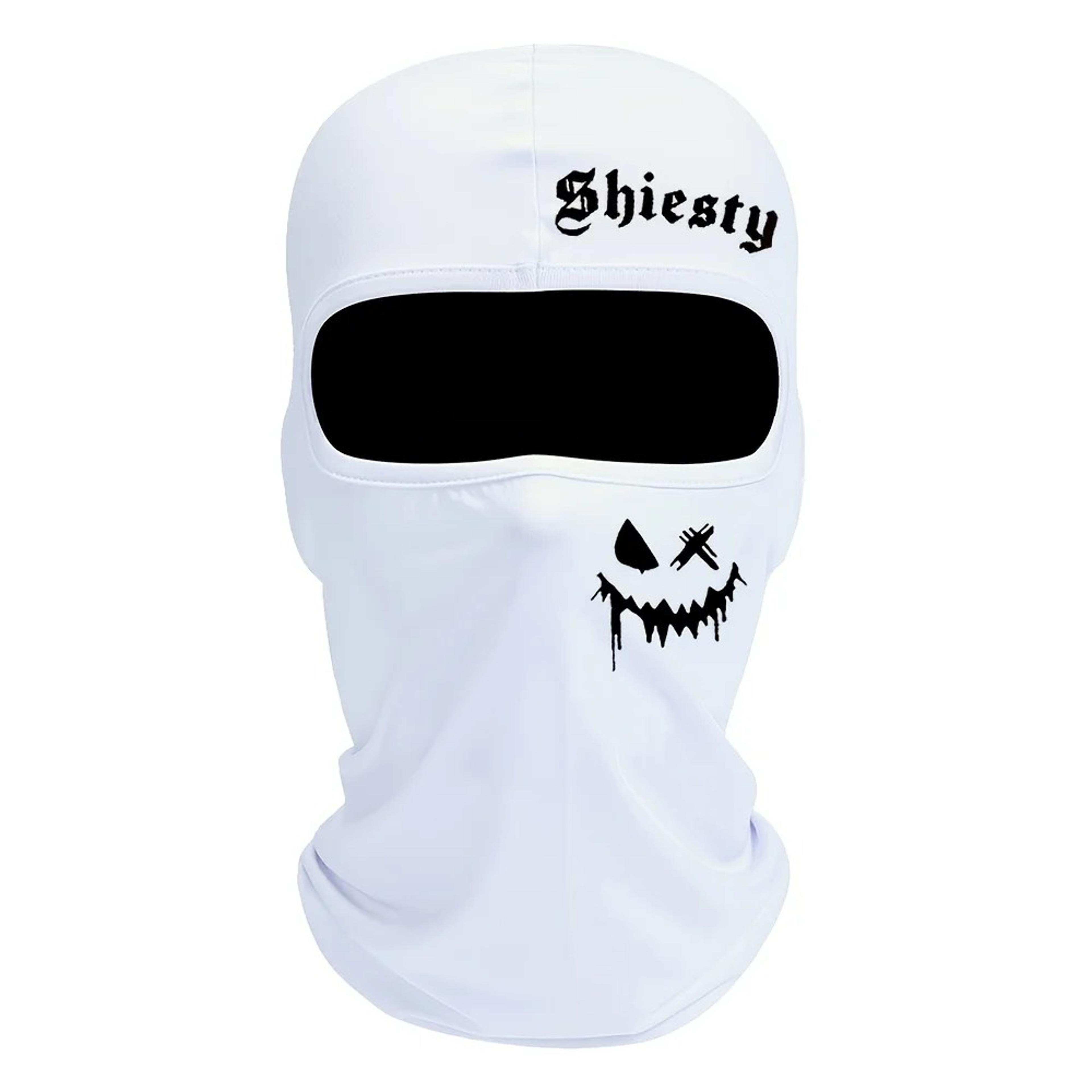 Smiling Face Balaclava Motorcycle Face Mask Cooling Neck Gaiter For Men And Women 8