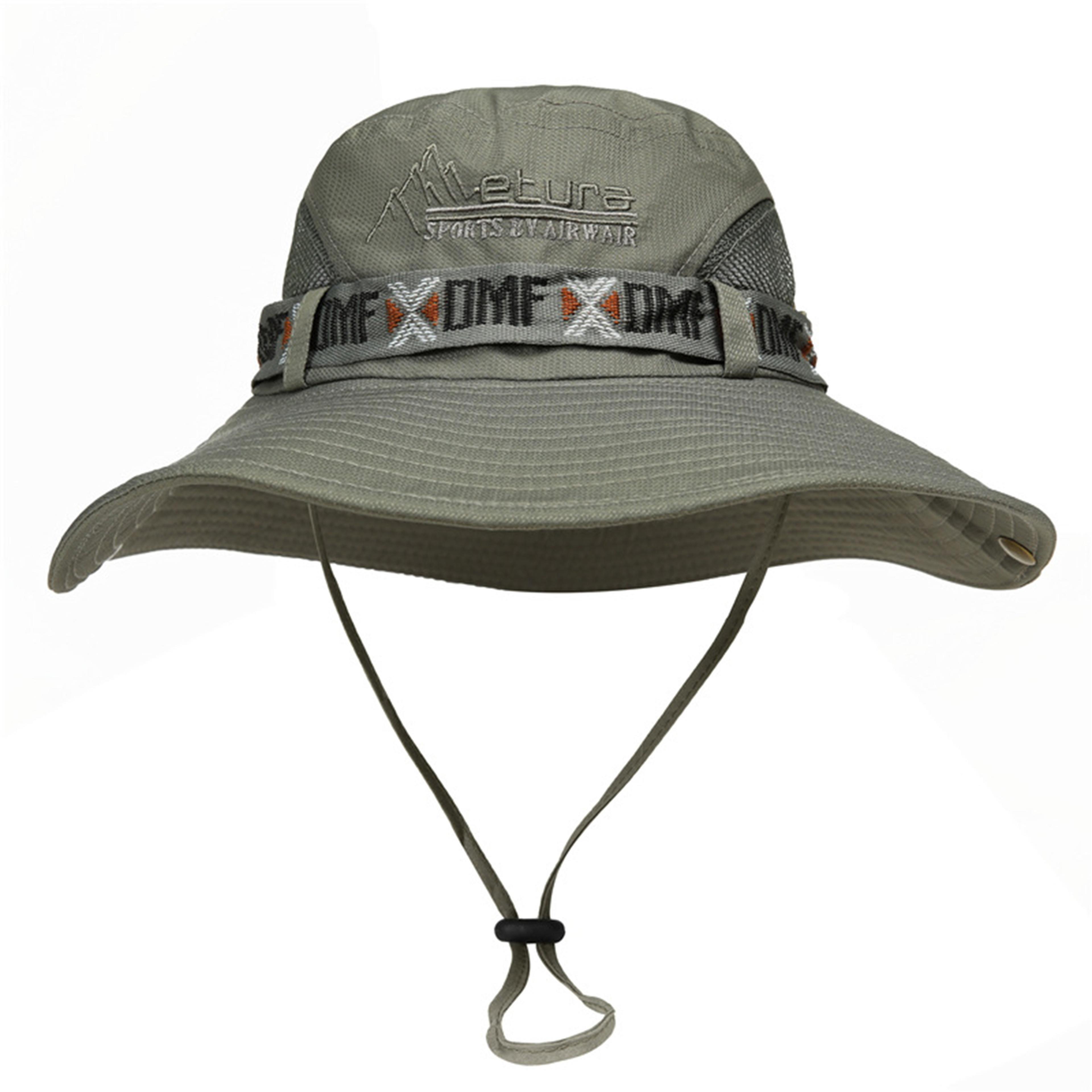 Wide Brim Fishing Hat For Men Outdoor Sun Hat For Travel Hiking And Camping 9
