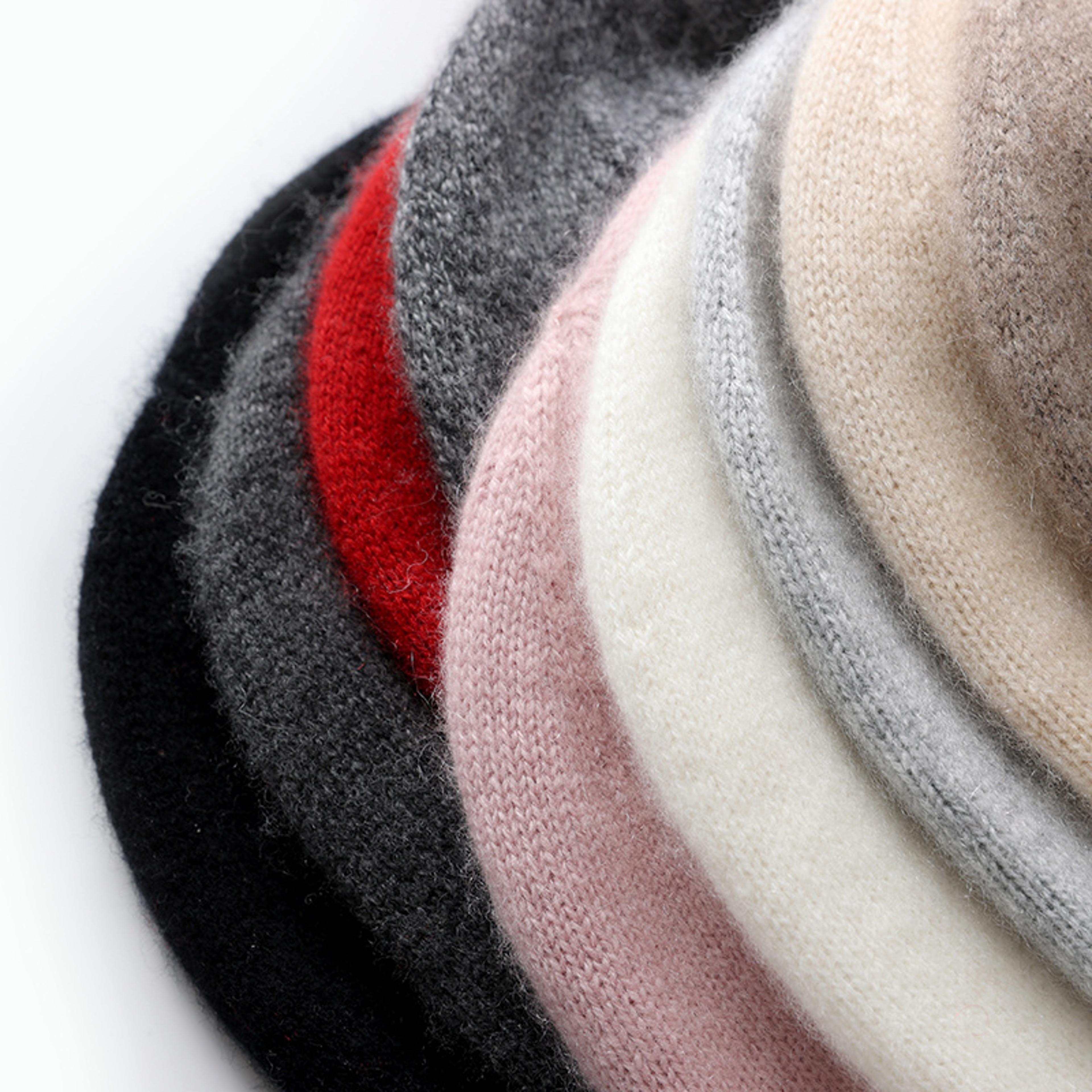 Premium Cashmere Beanie Unisex Warm Knitted Winter Hat 2