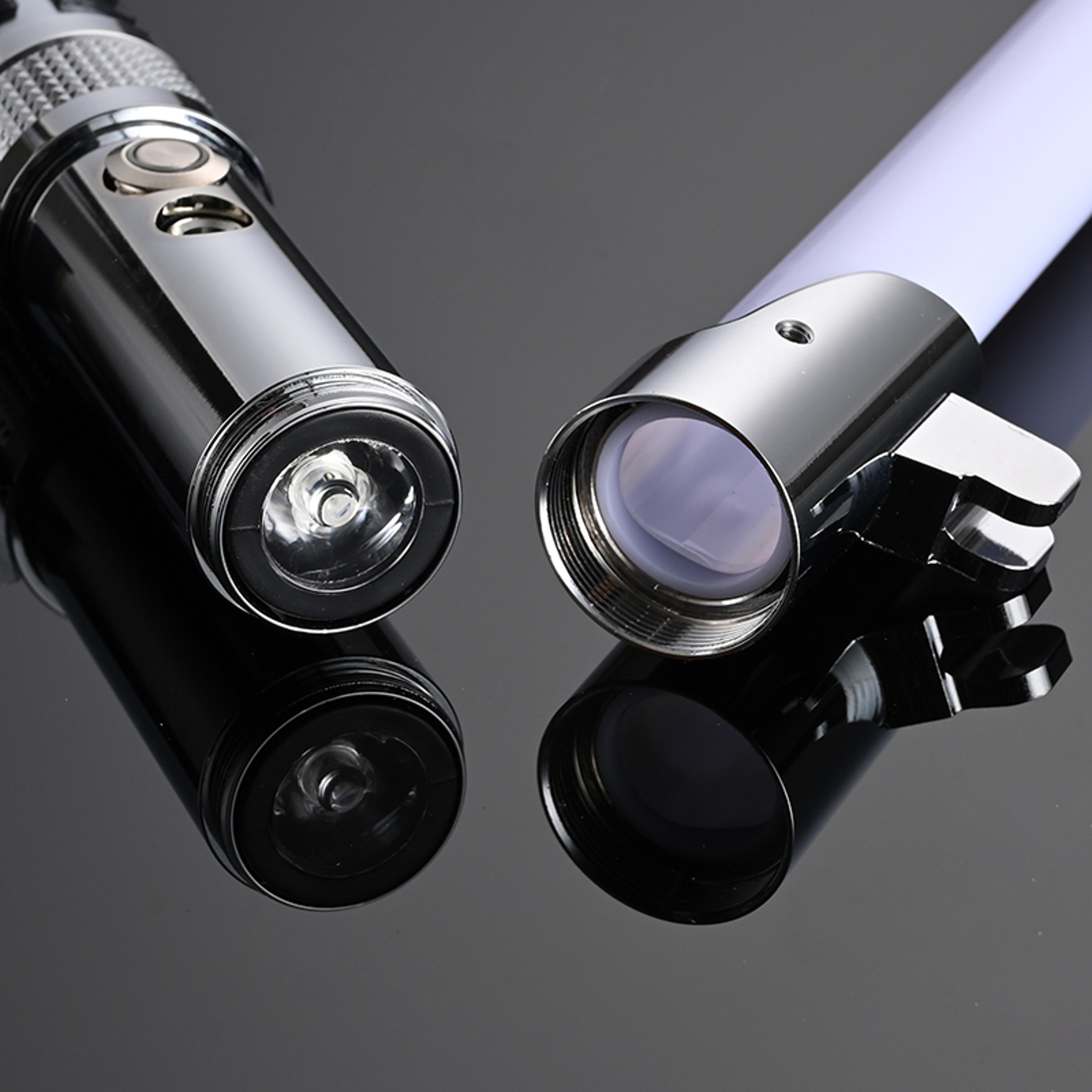 RGB Metal Lightsaber With 16 Colors Sound Effects And Removable Blade 1