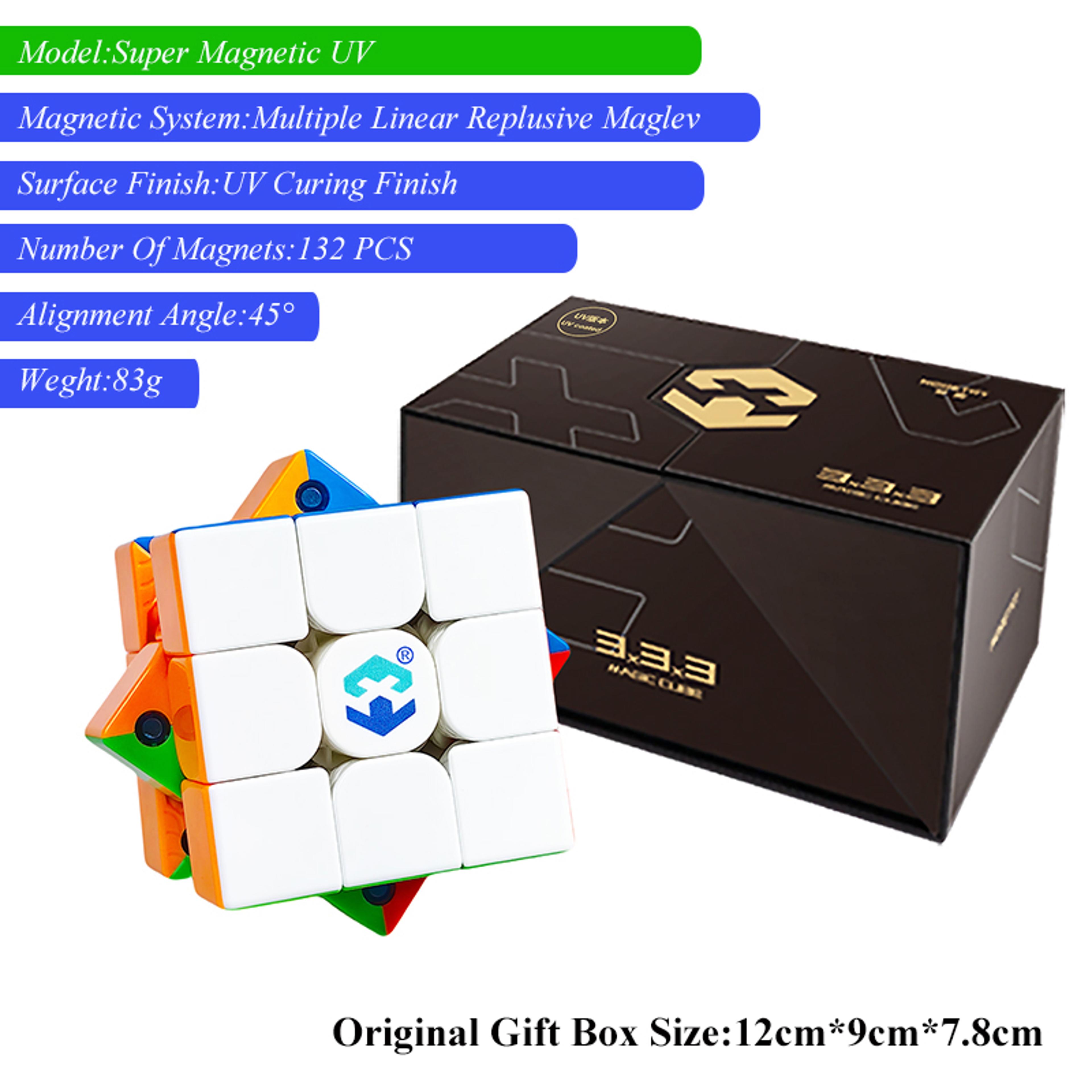 X3 Professional Magnetic Speed Cube 3x3 Adjustable Tension Puzzle 8